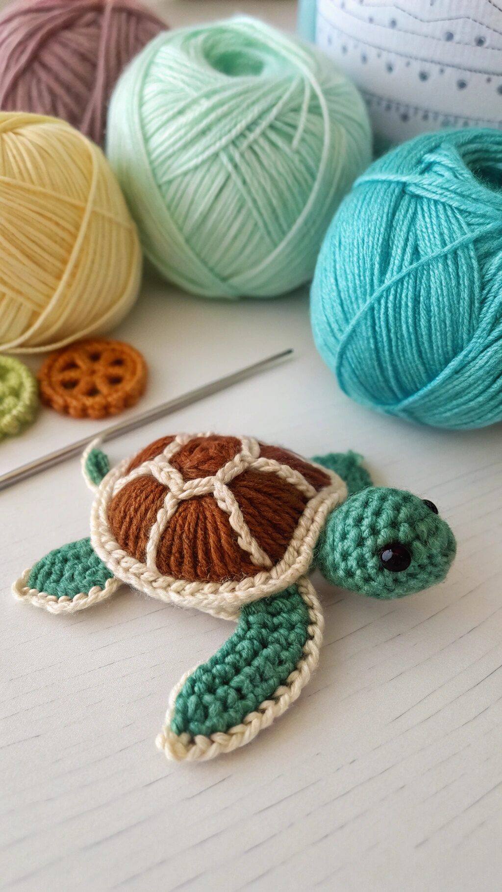 Tiny Sea Turtle Appliqué