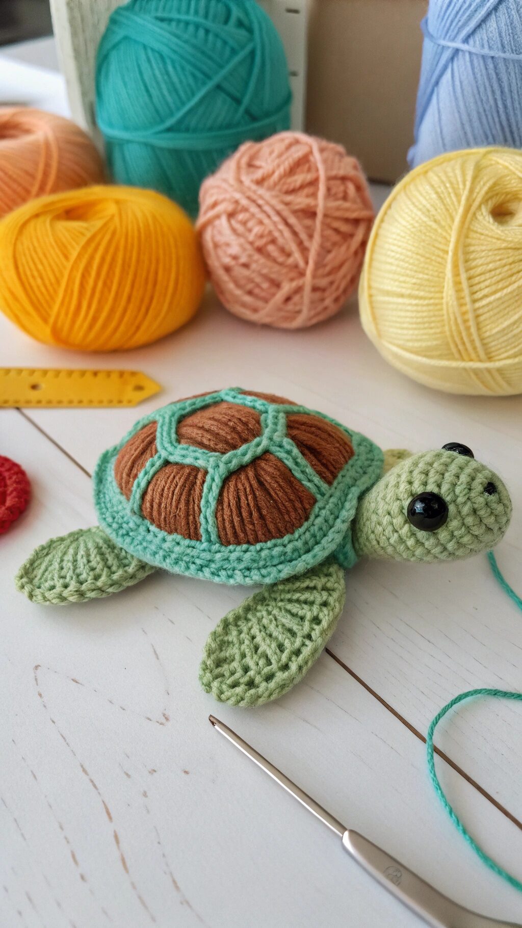 Sea Turtle Finger Puppet