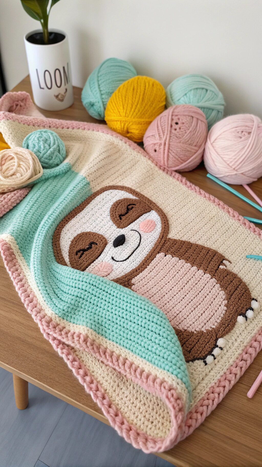 Sloth Lovey Security Blanket