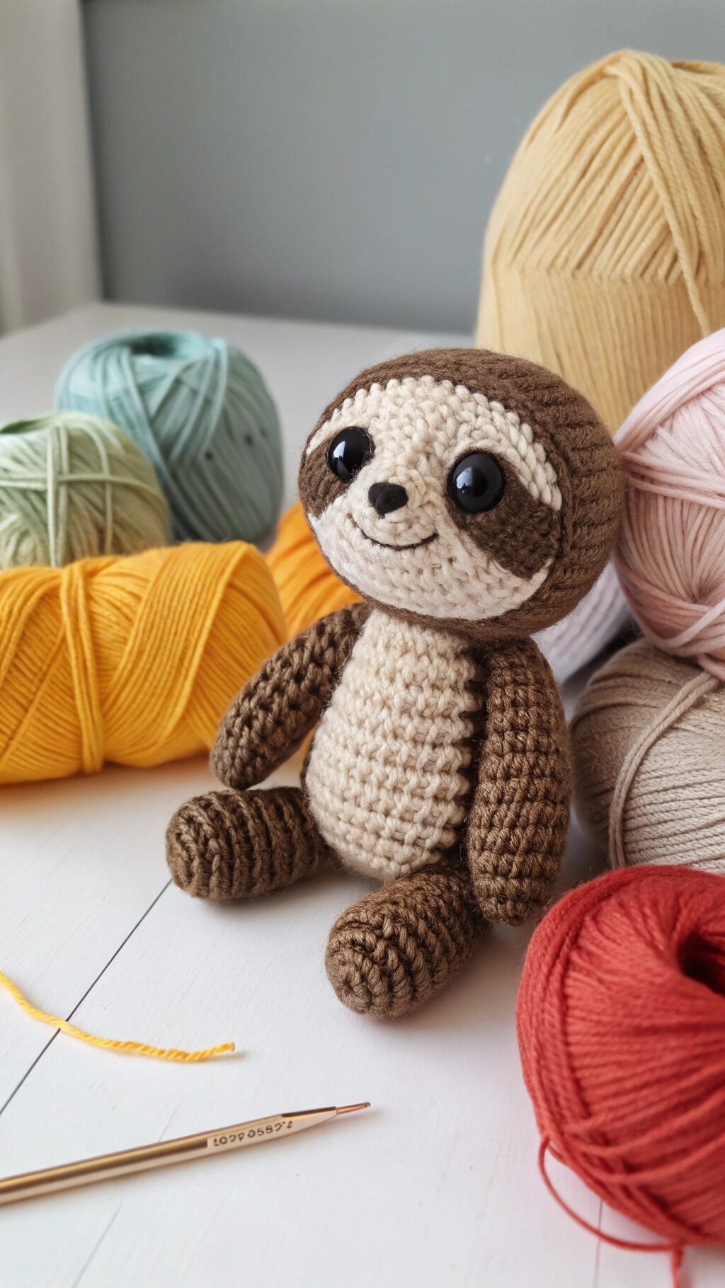 Sloth Finger Puppets