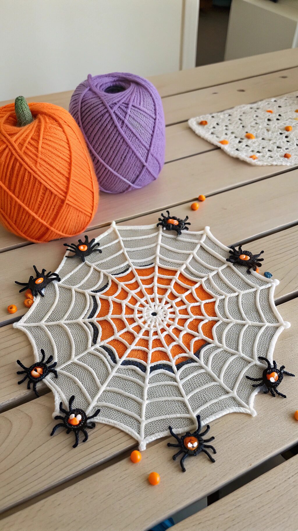 Halloween-Themed Spider Web