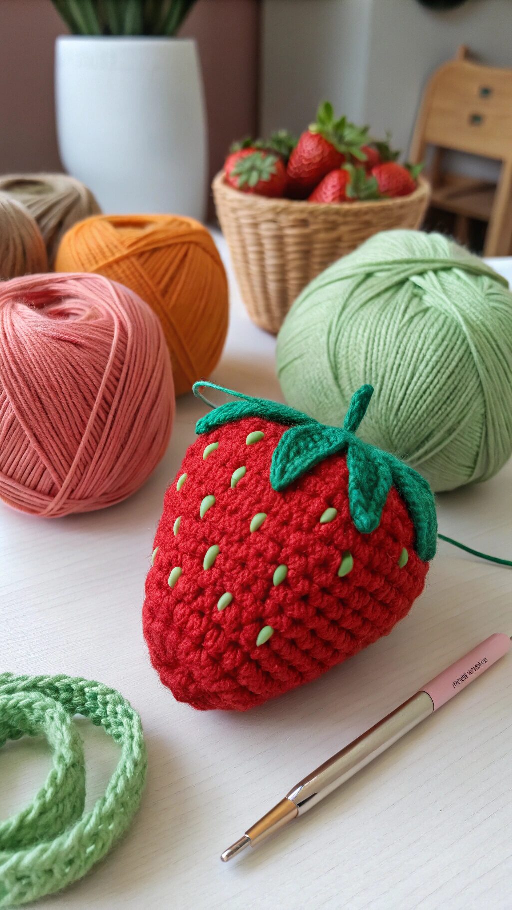 Classic Crochet Strawberry Pattern