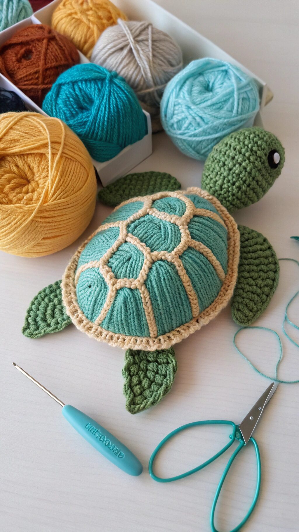 Sea Turtle Lovey Crochet