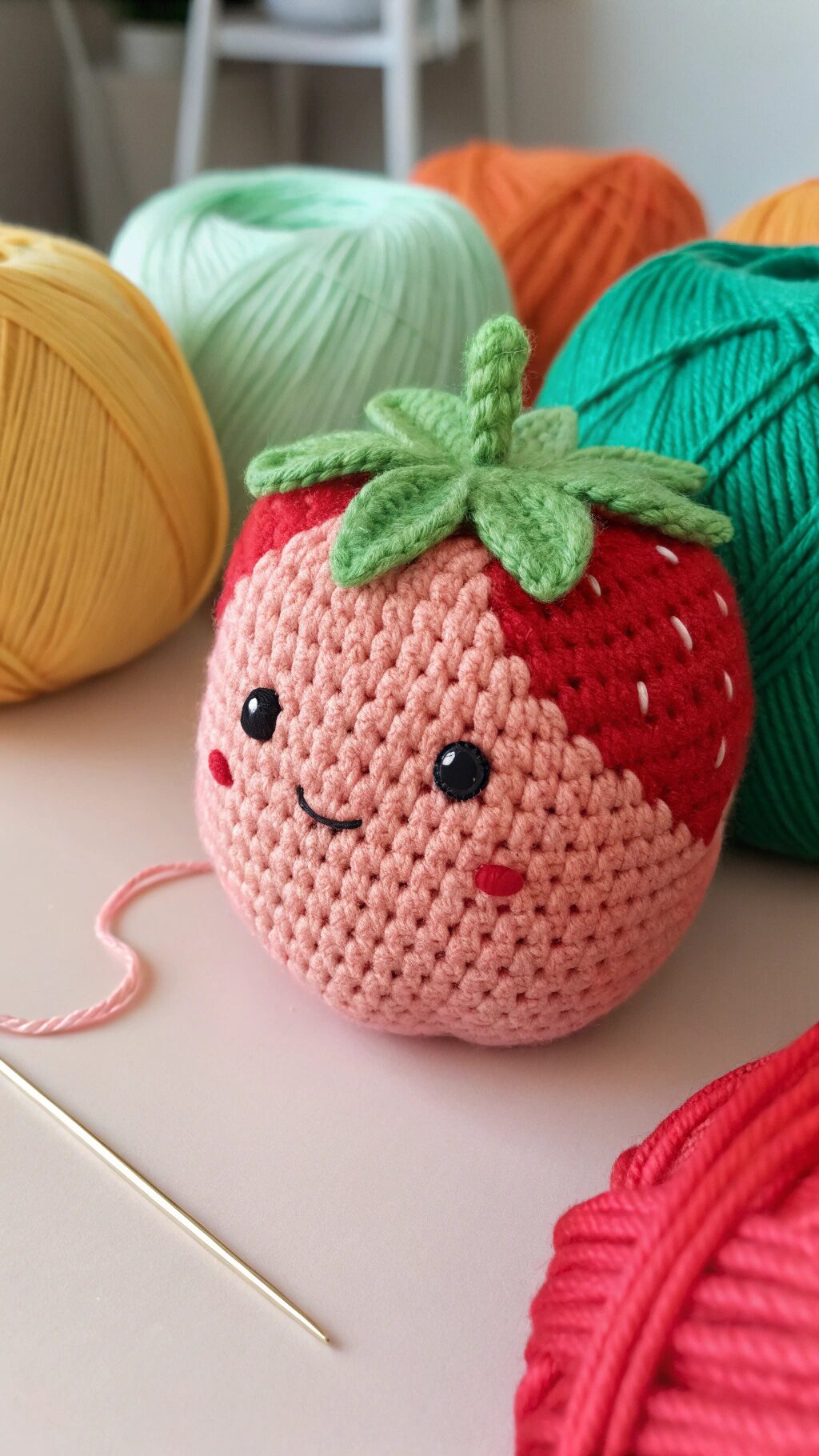 Mini Strawberry Plushie