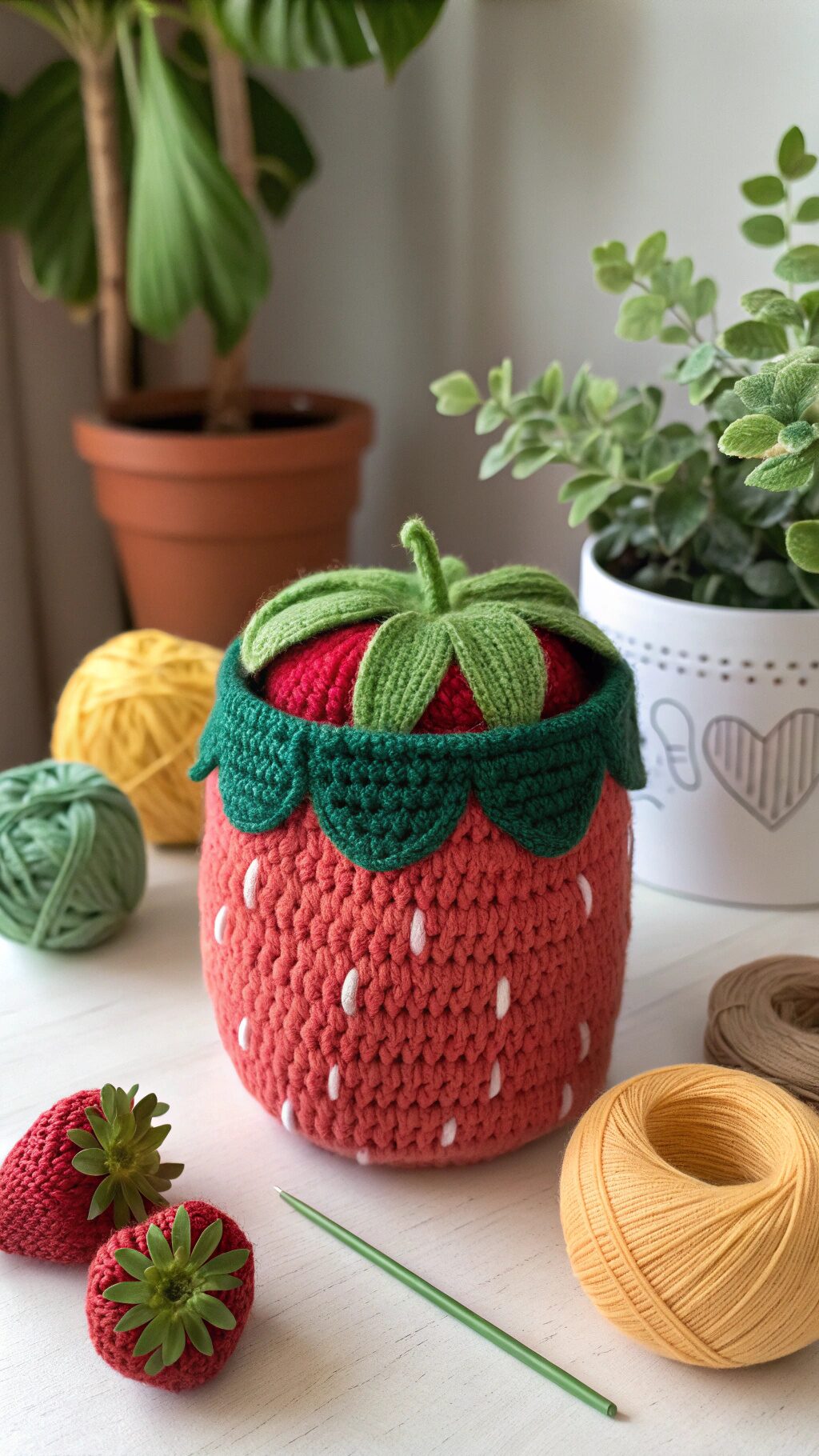 Strawberry Plant Pot Cover