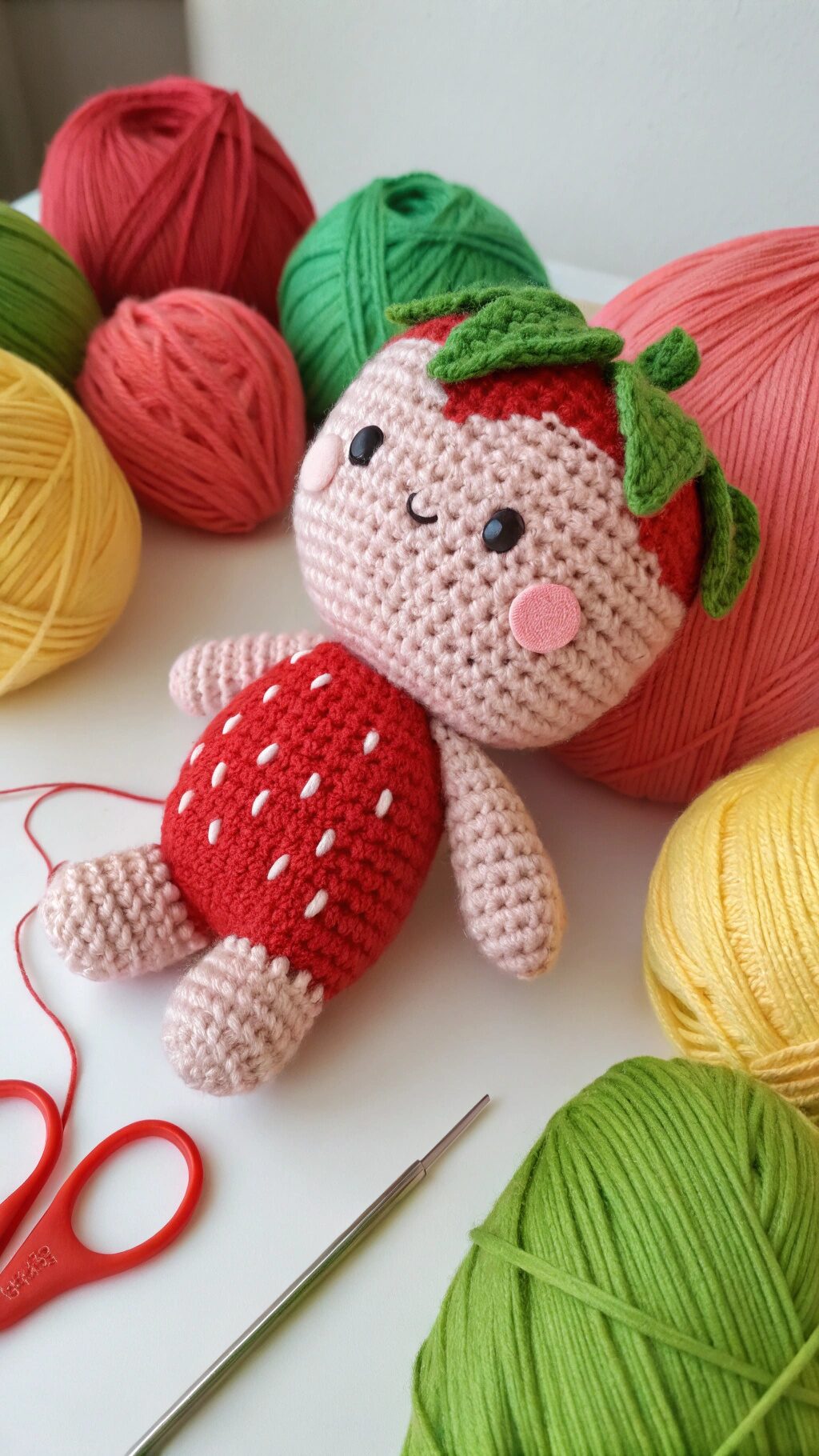 Stuffed Strawberry Toy