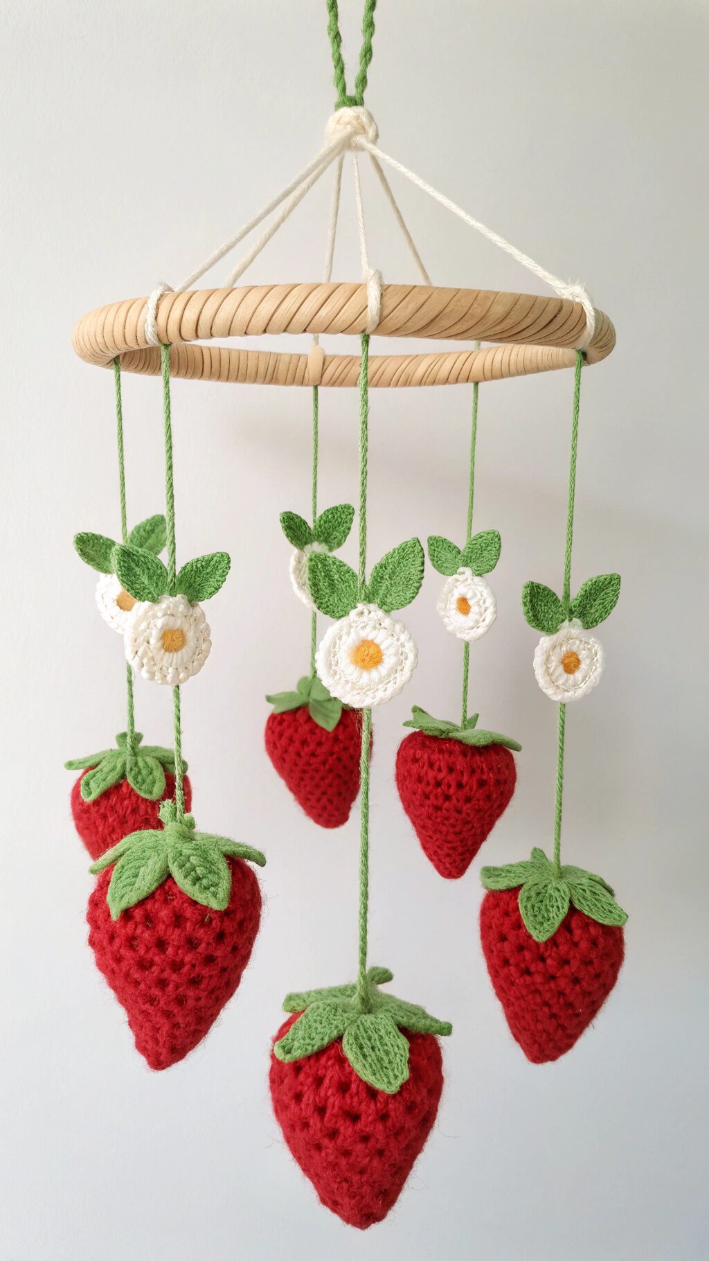 Whimsical Strawberry Mobile