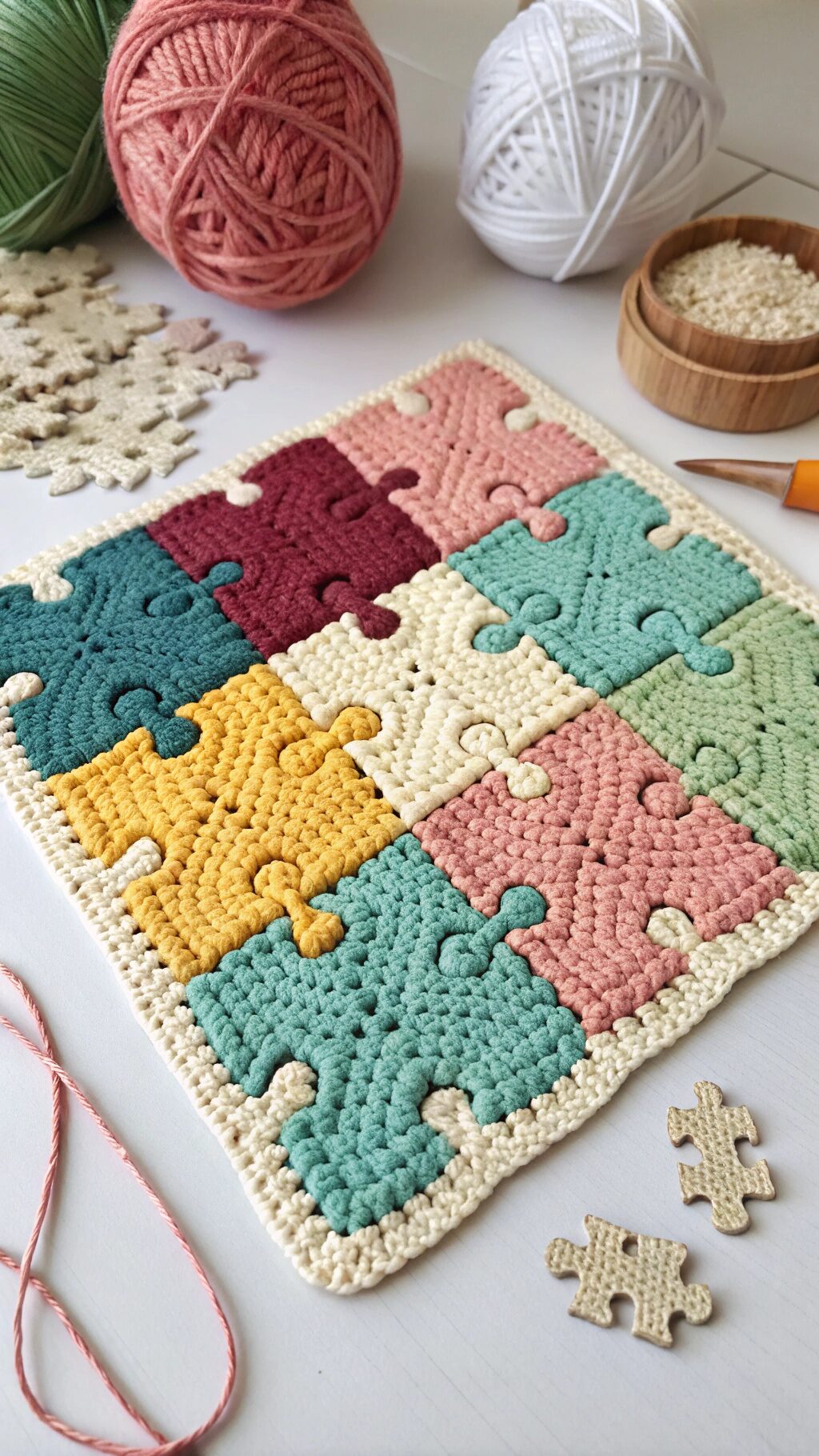Interactive Crochet Puzzle