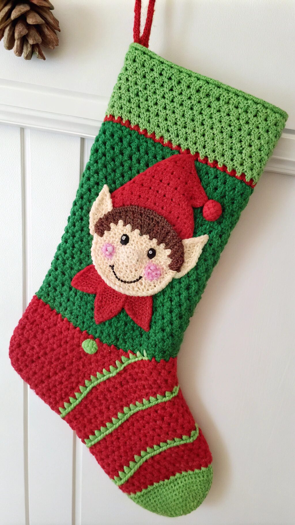 Whimsical Elf Stocking