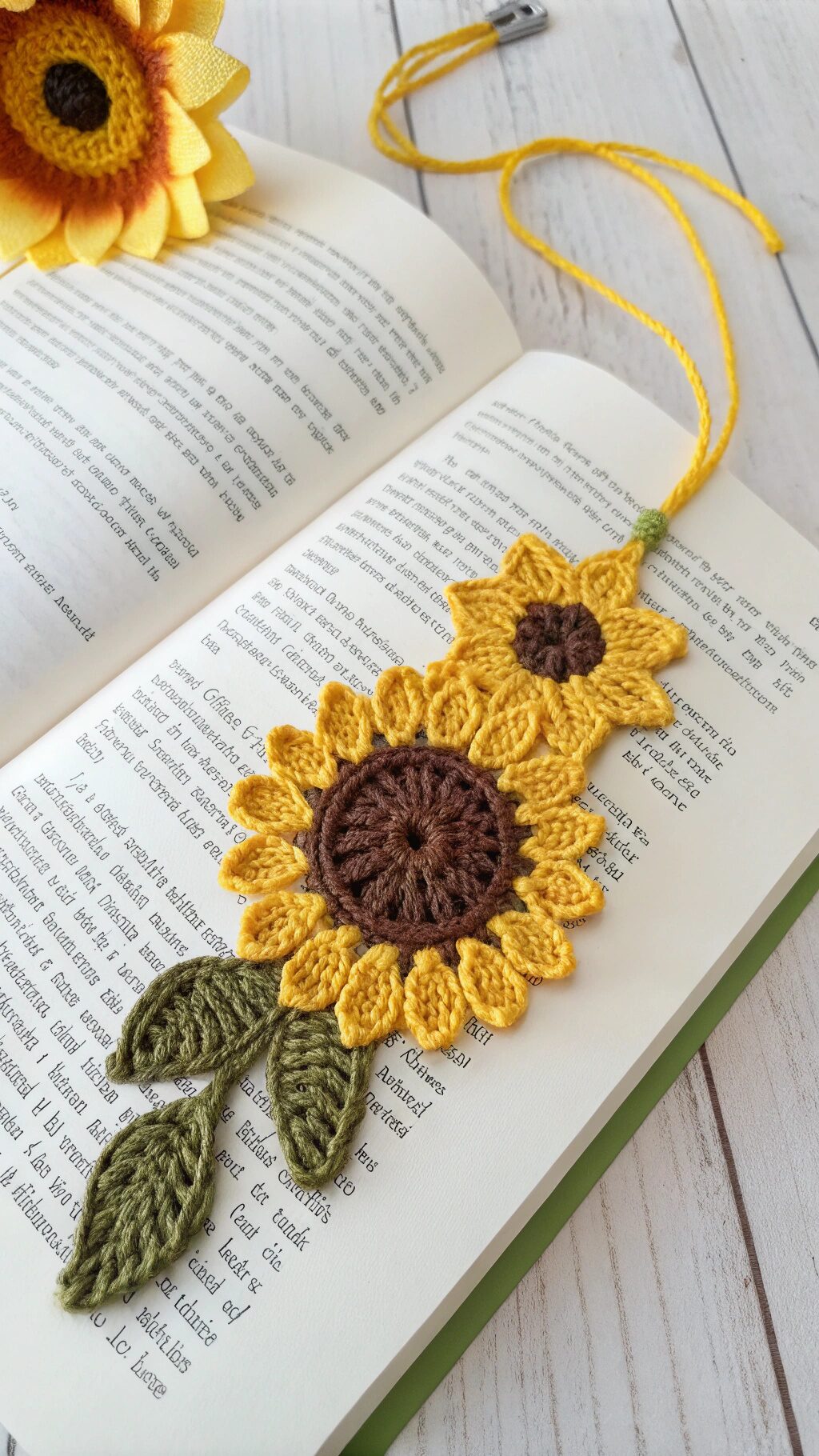 Large Crochet Sunflower
