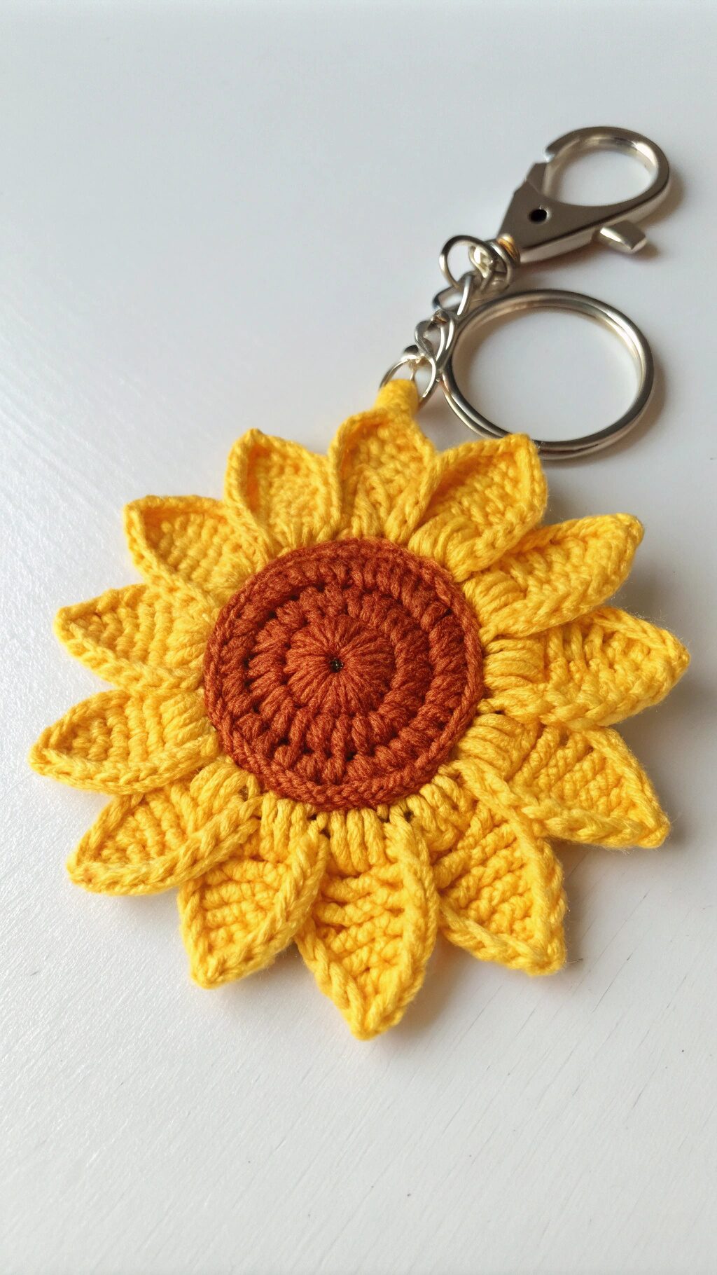 Sunflower Keychain Pattern