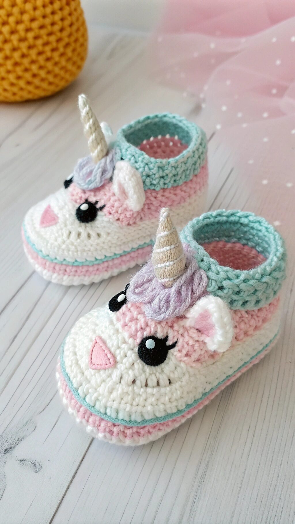 Whimsical Unicorn Booties