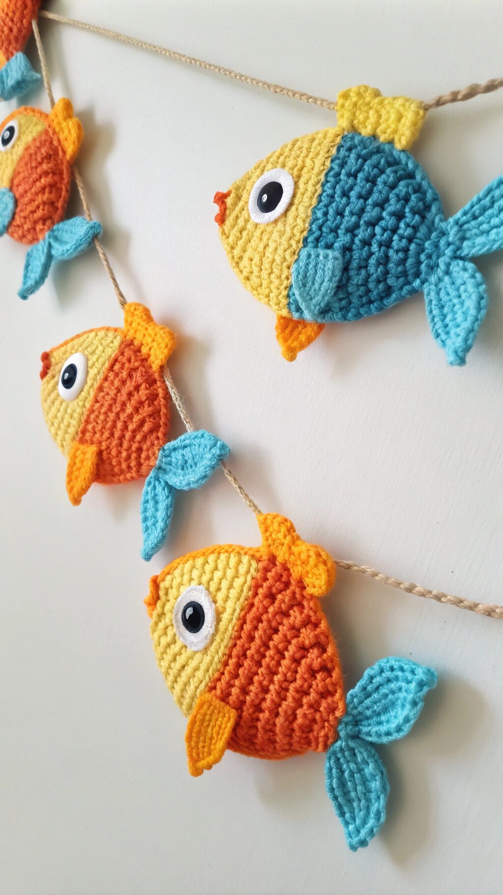 Crochet Fish Garland