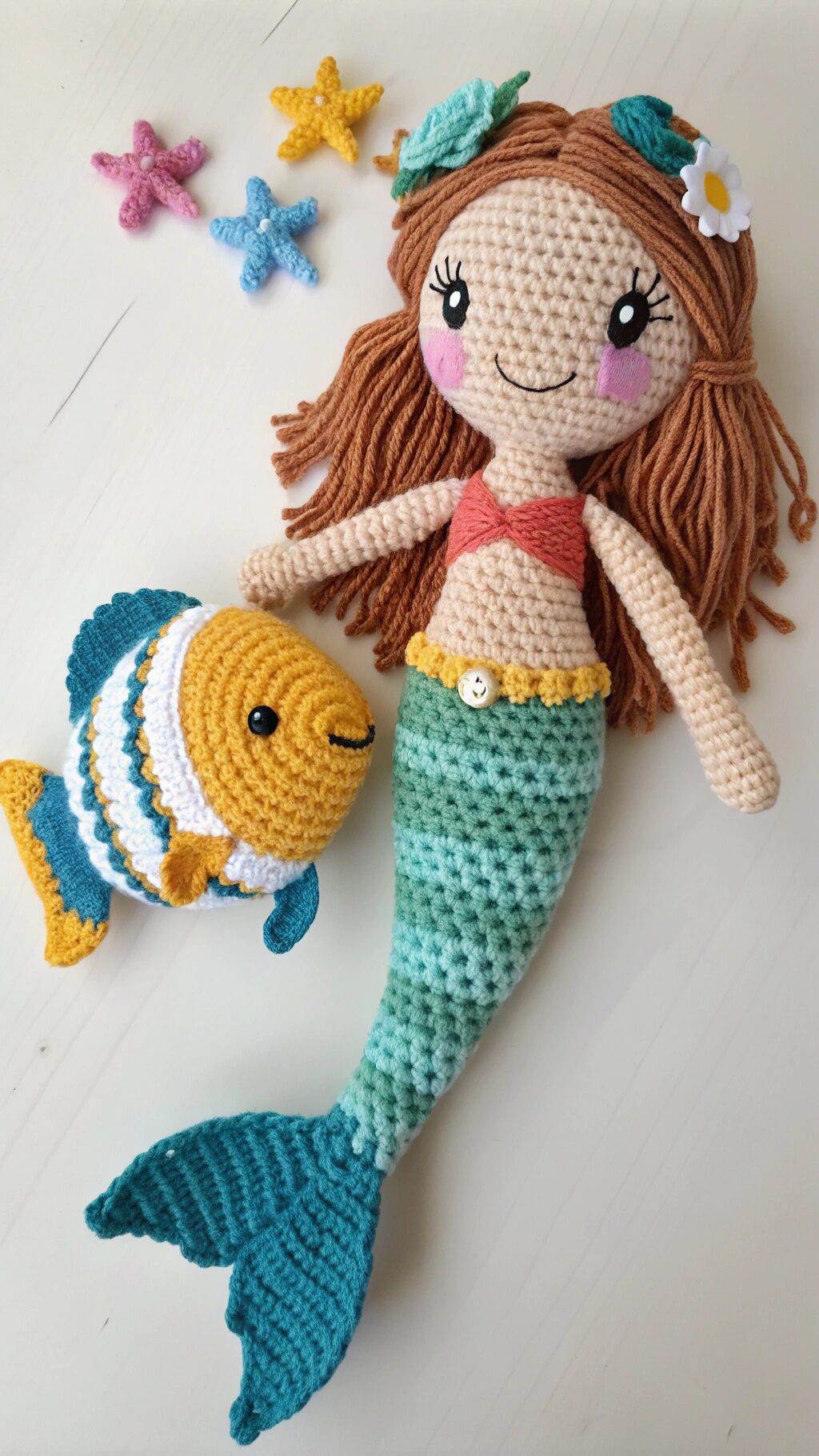 Mermaid and Fish Combo
