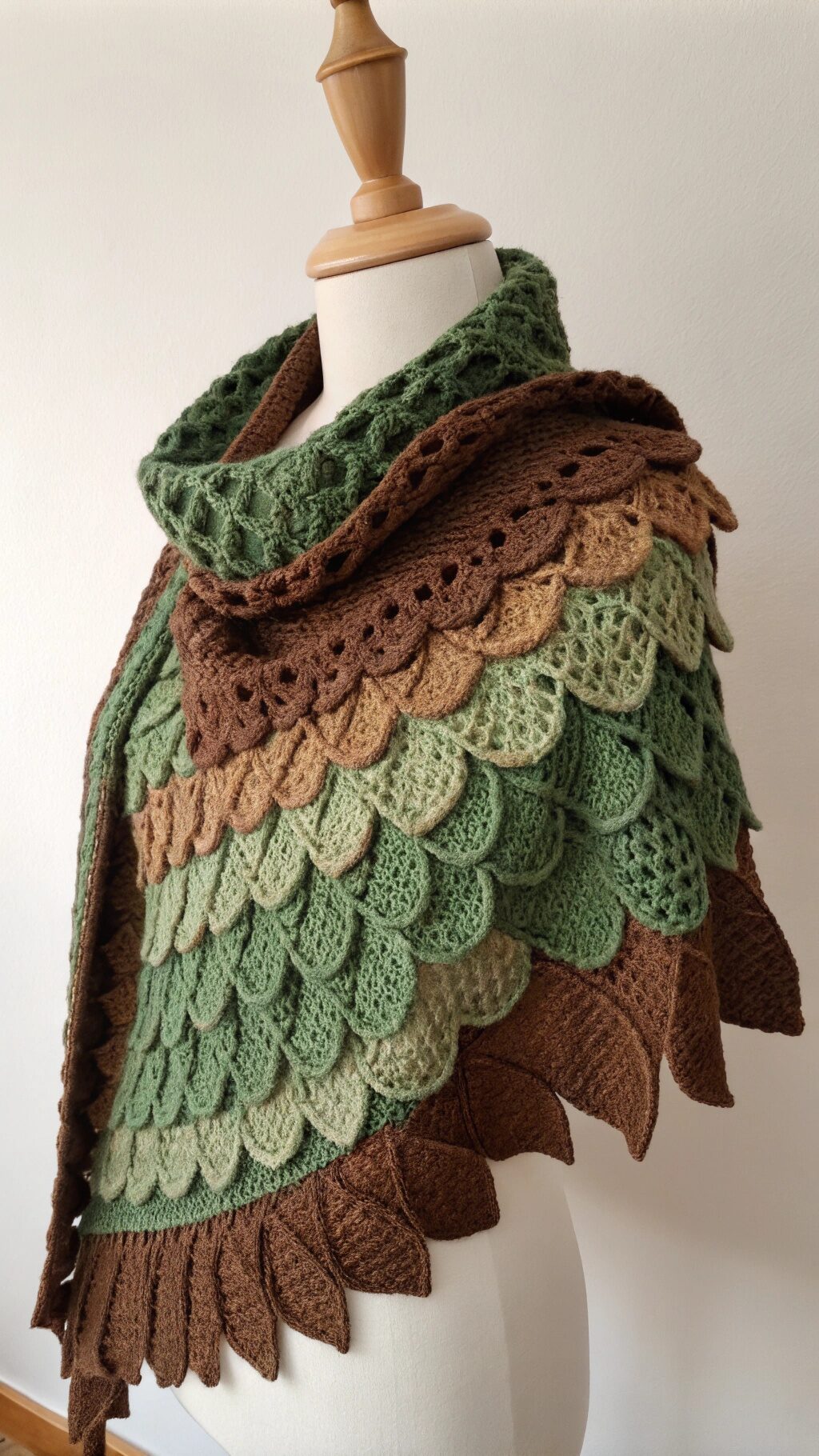 Dragon Scales Shawl