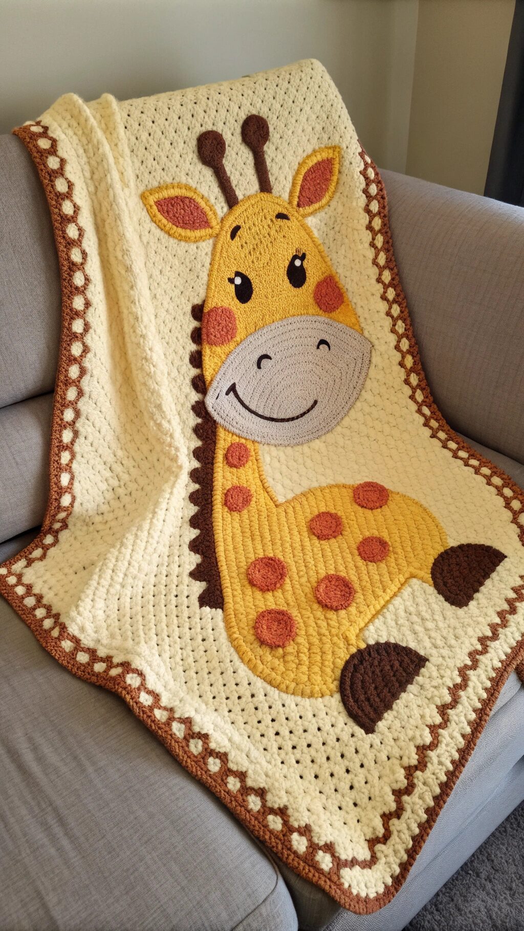 Giraffe Lovey Blanket