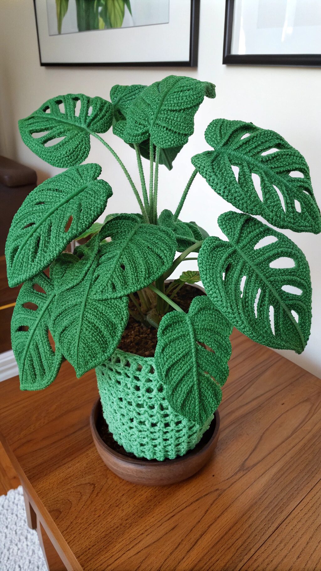 Lush Crochet Philodendron