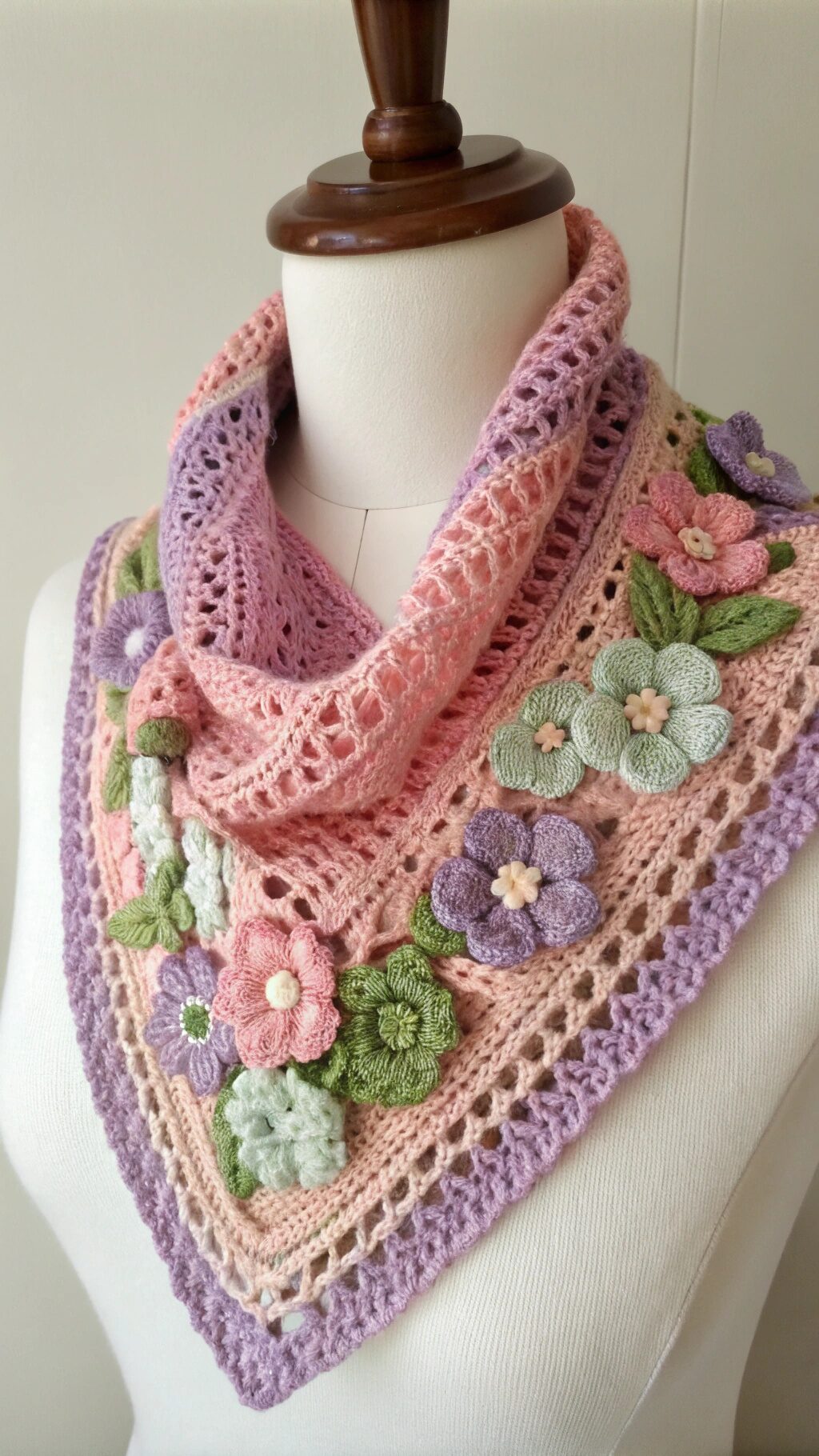 Floral Triangle Motif