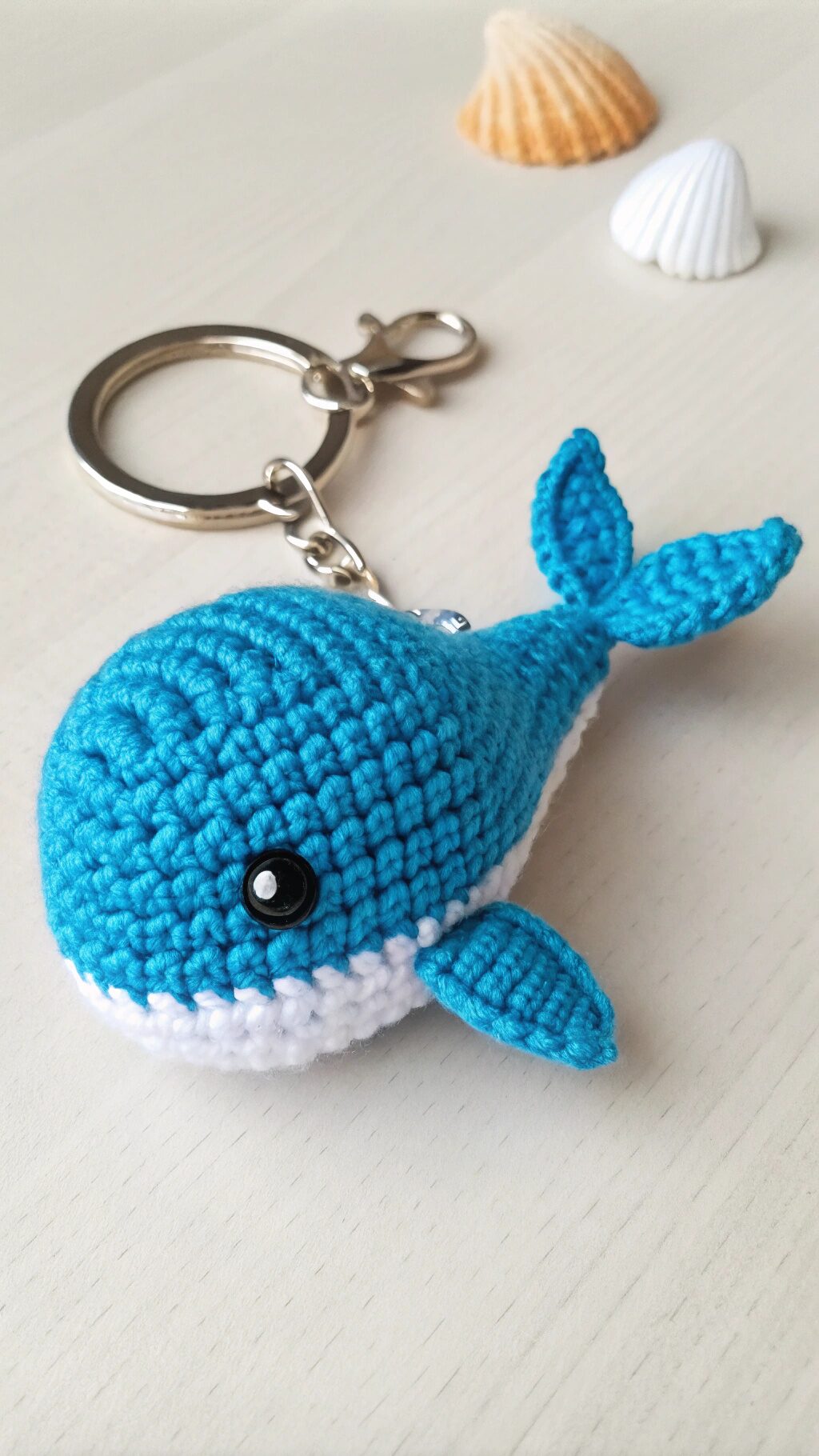Miniature Whale Keychain