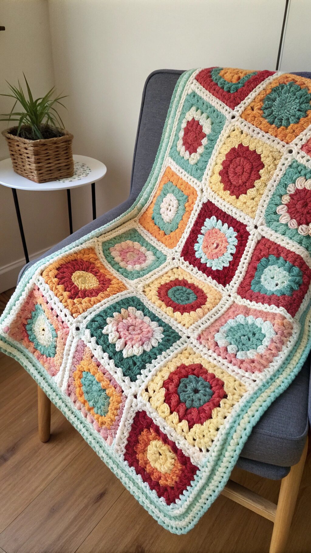Classic Granny Square Blanket