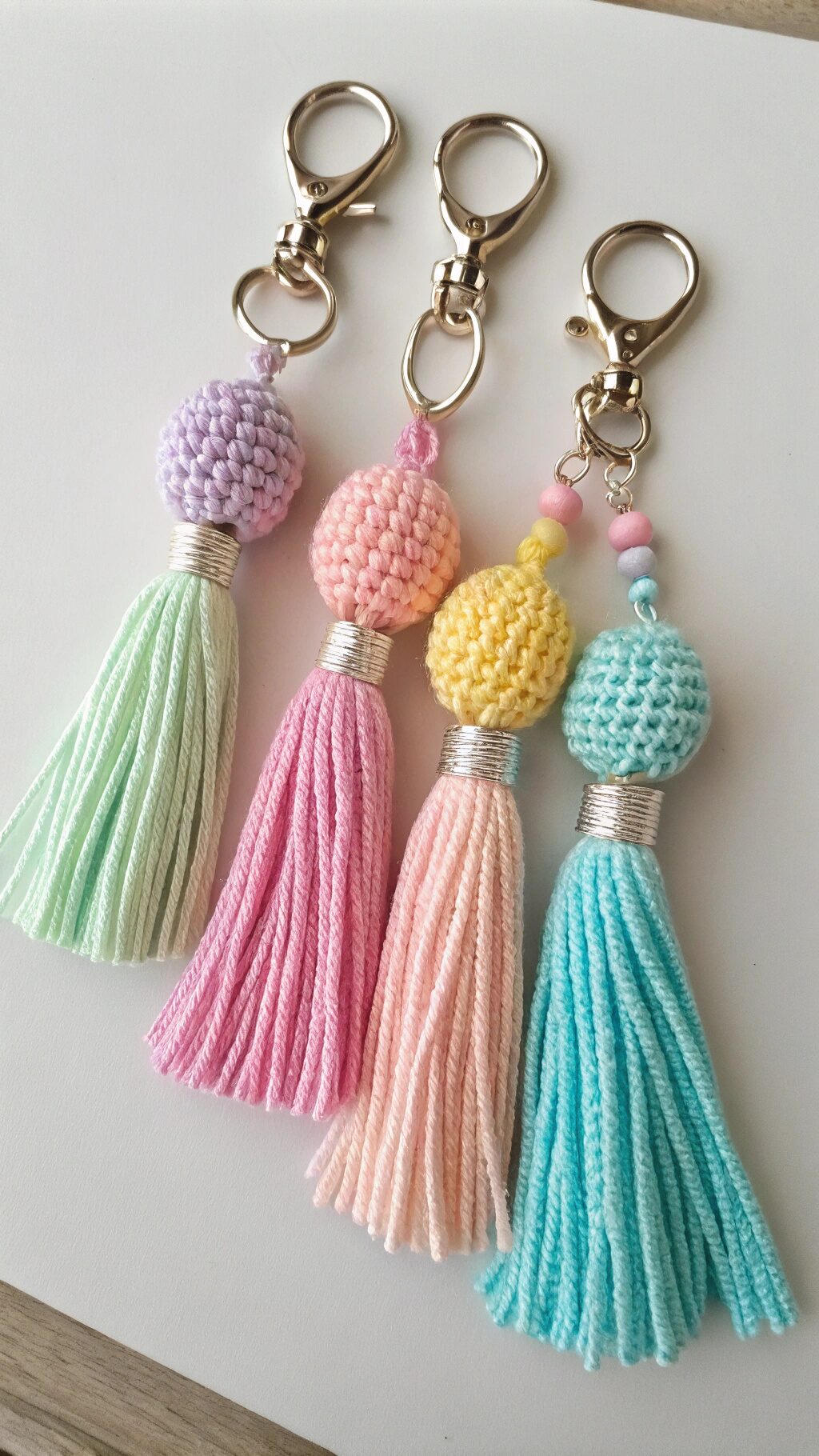 Elegant Tassel Keychains