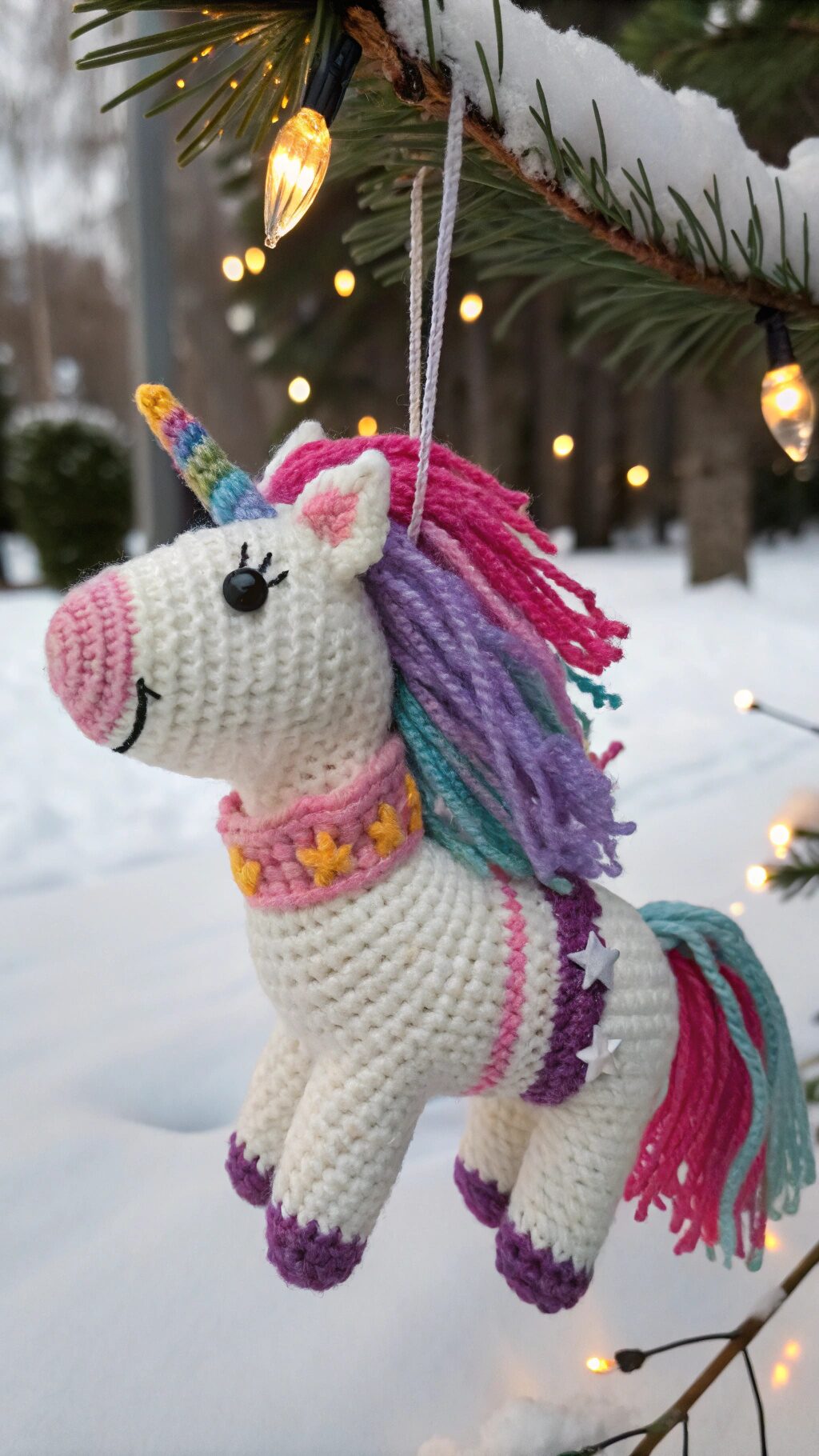 Unicorn Christmas Ornament