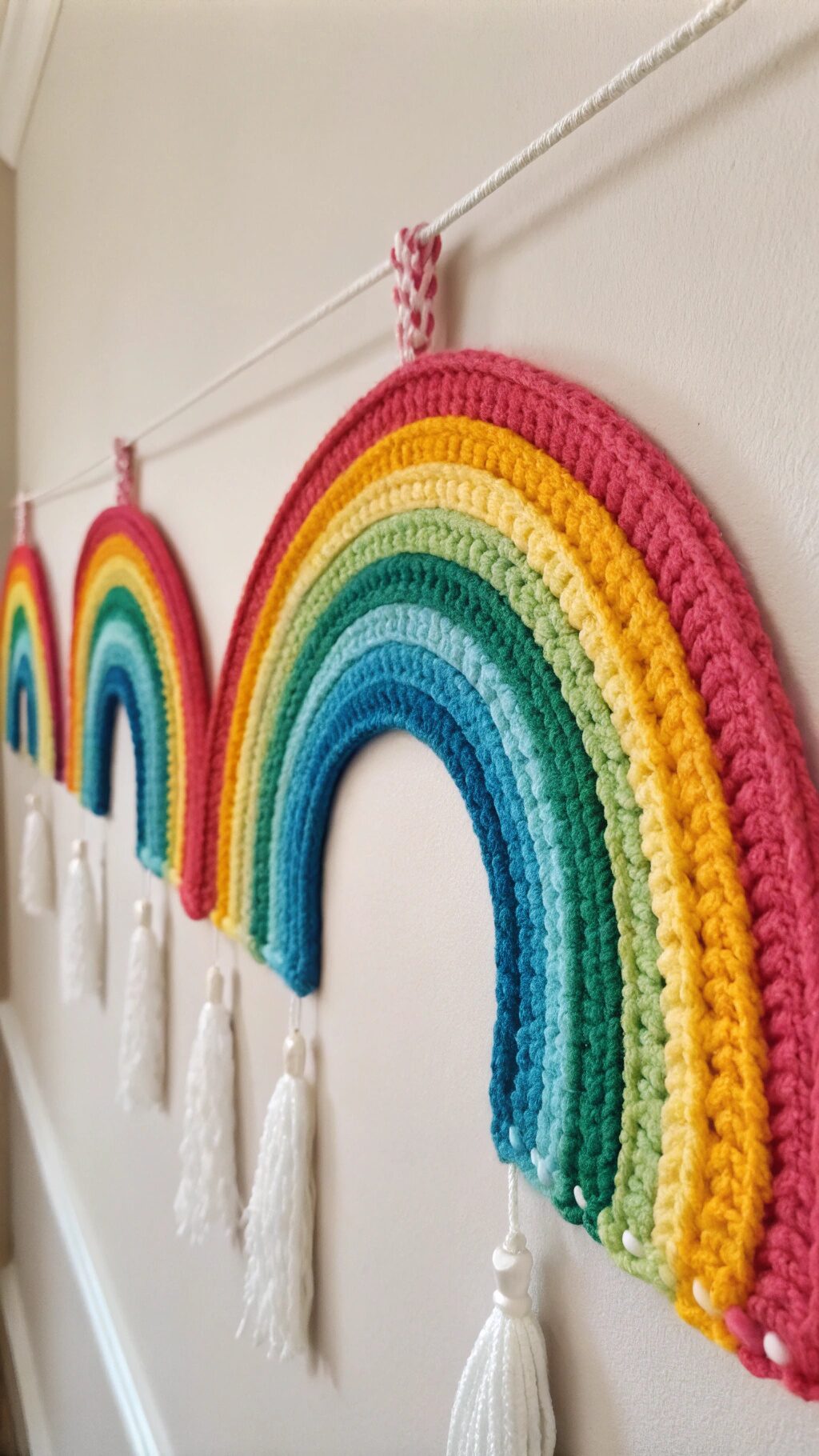 Rainbow Color Block Garland