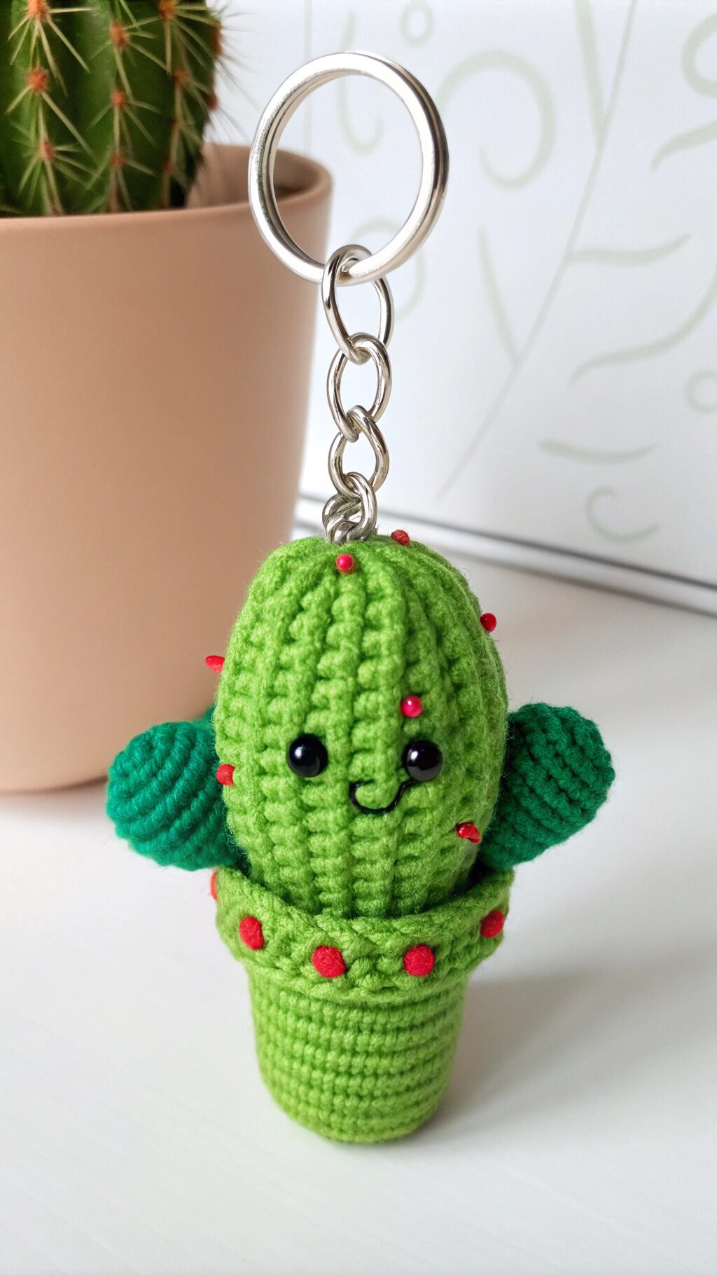 Cactus Keychain Crochet