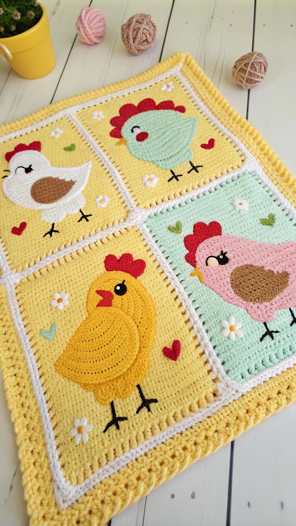 Chicken Themed Blanket
