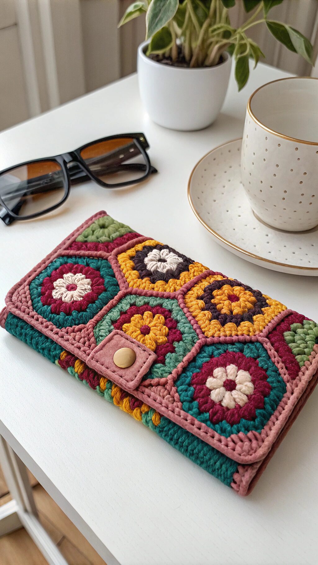 Bold Geometric Pattern Wallet