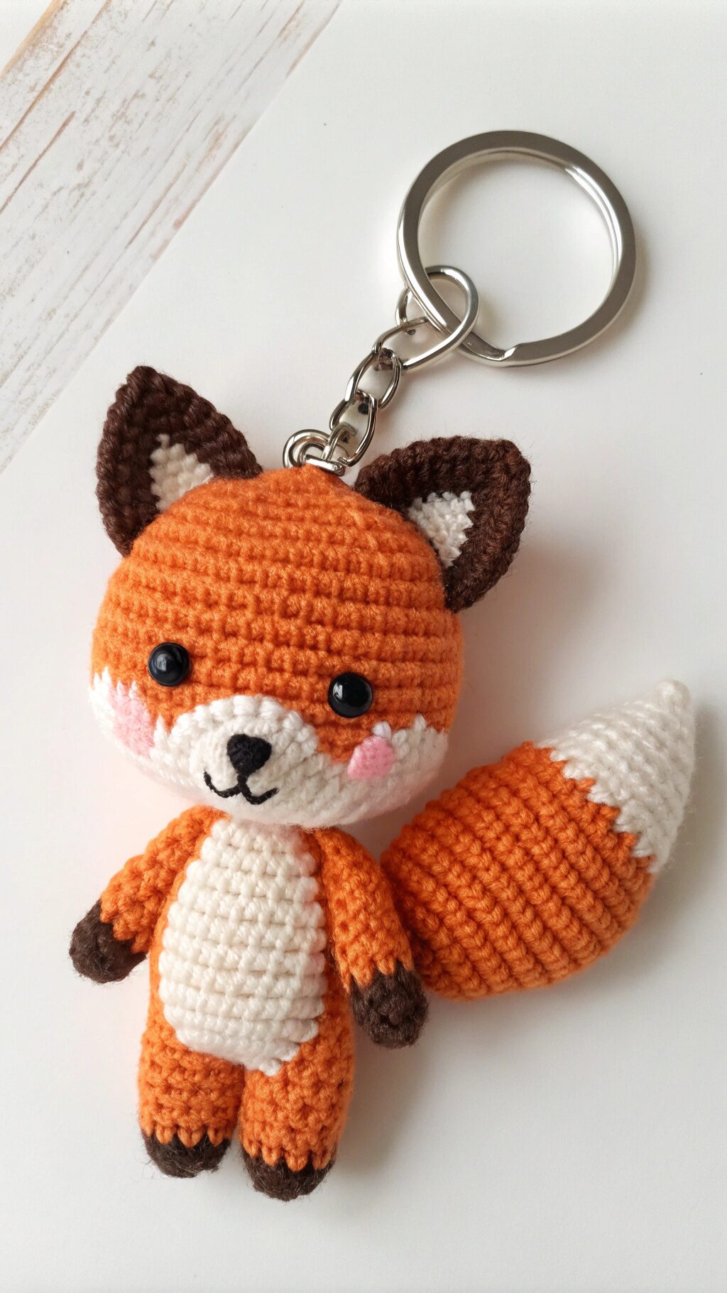 Crochet Fox Keychain