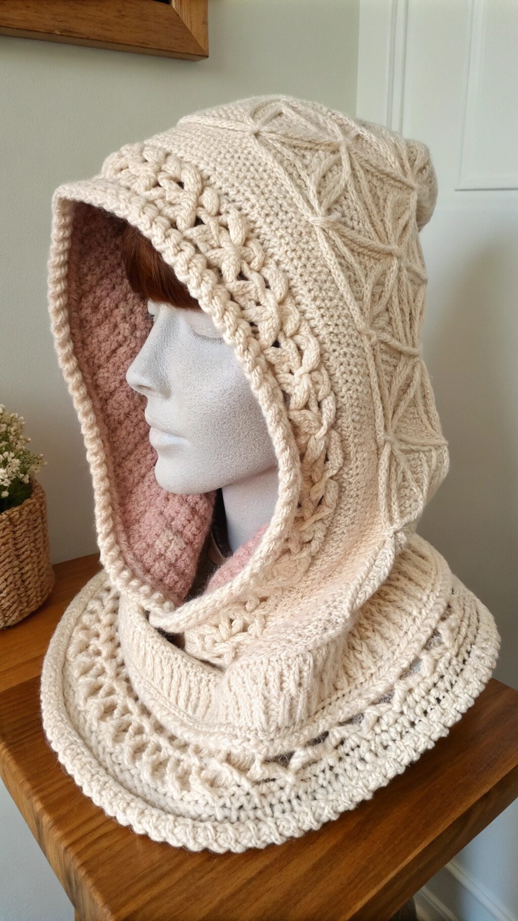 Warm Fleece-Lined Hood