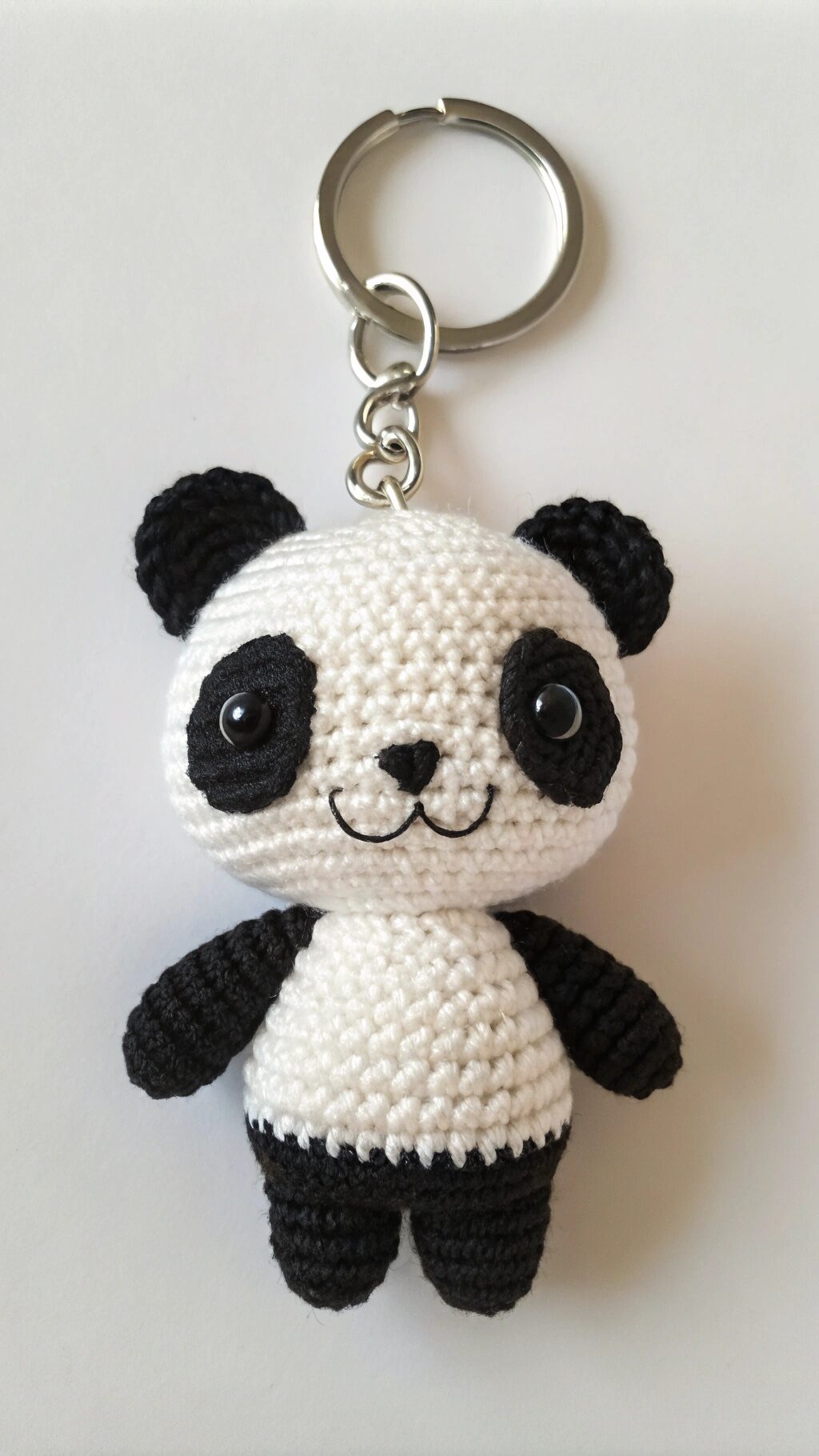 Amigurumi Panda Keychain
