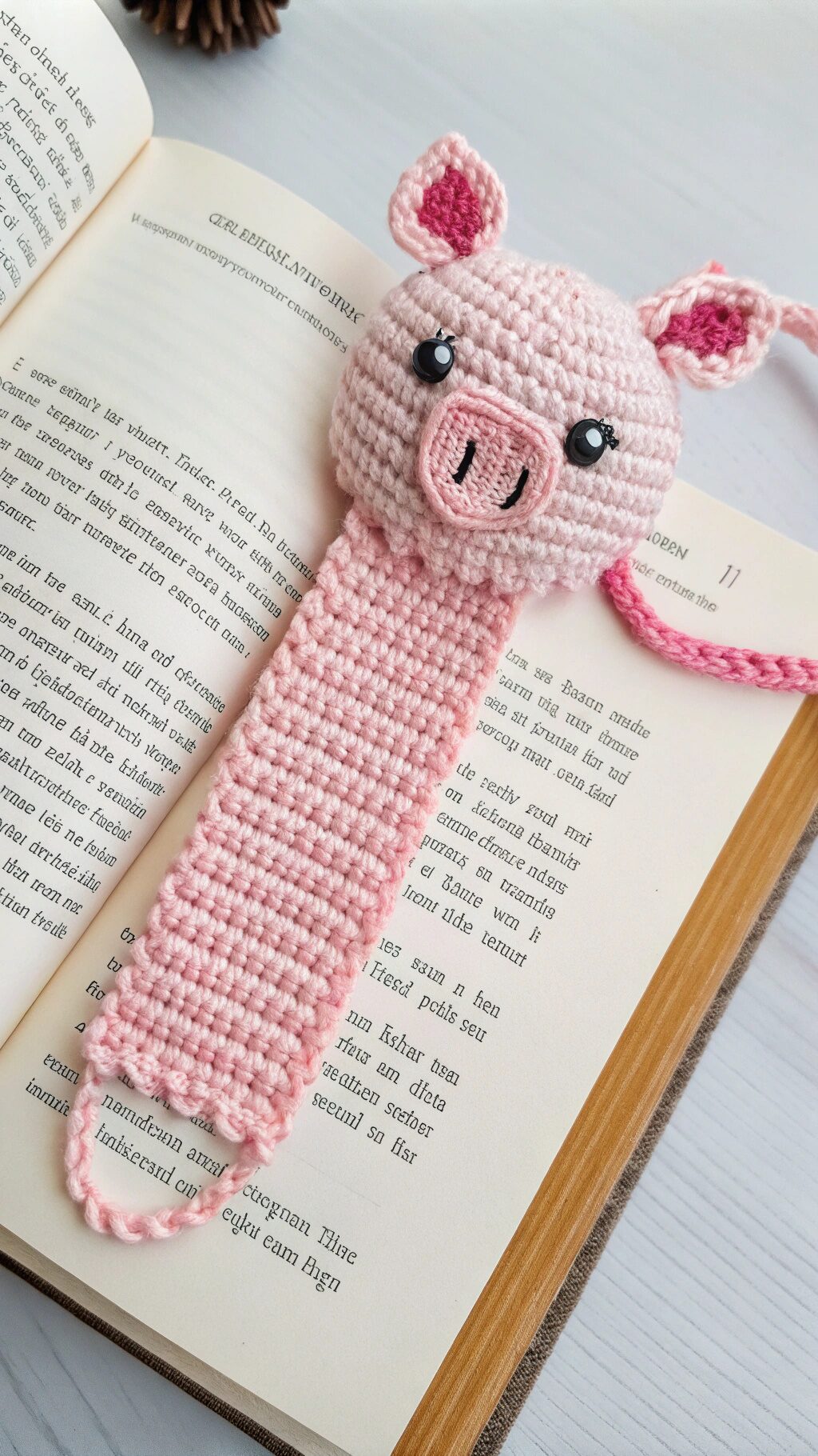 Cute Pig Bookmark