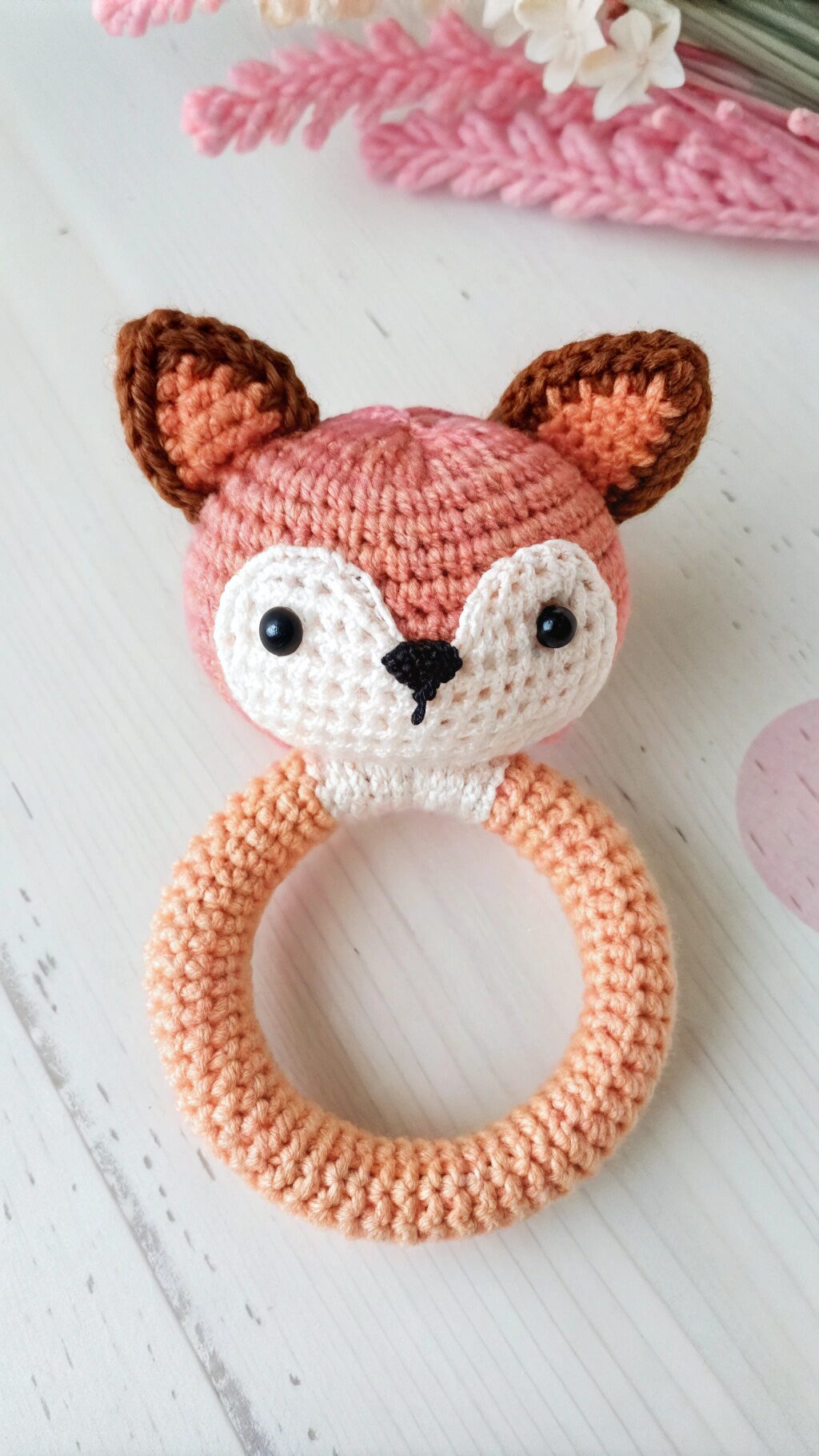 Whimsical Animal Crochet Ring