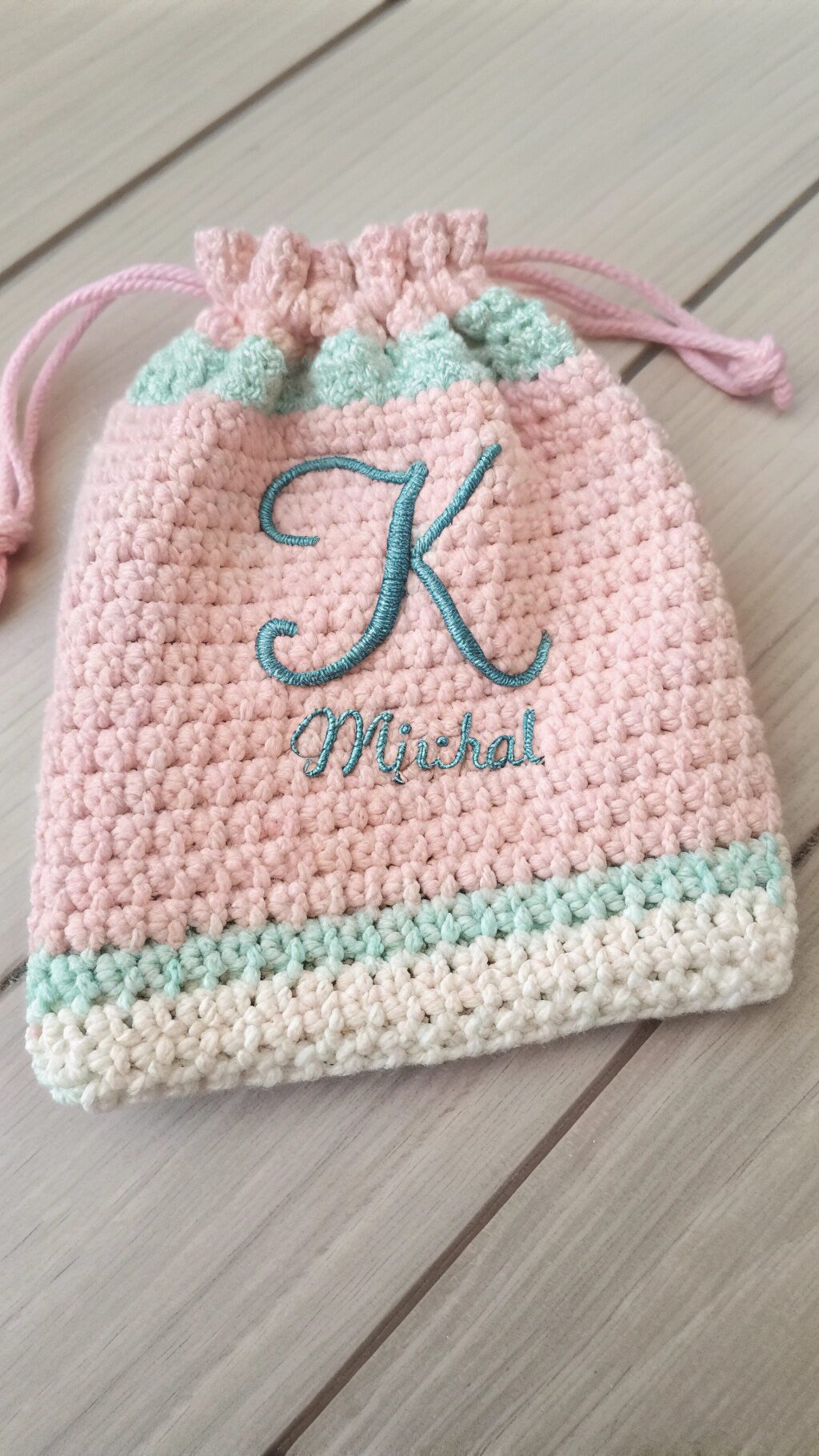 Personalized Initial Pouch