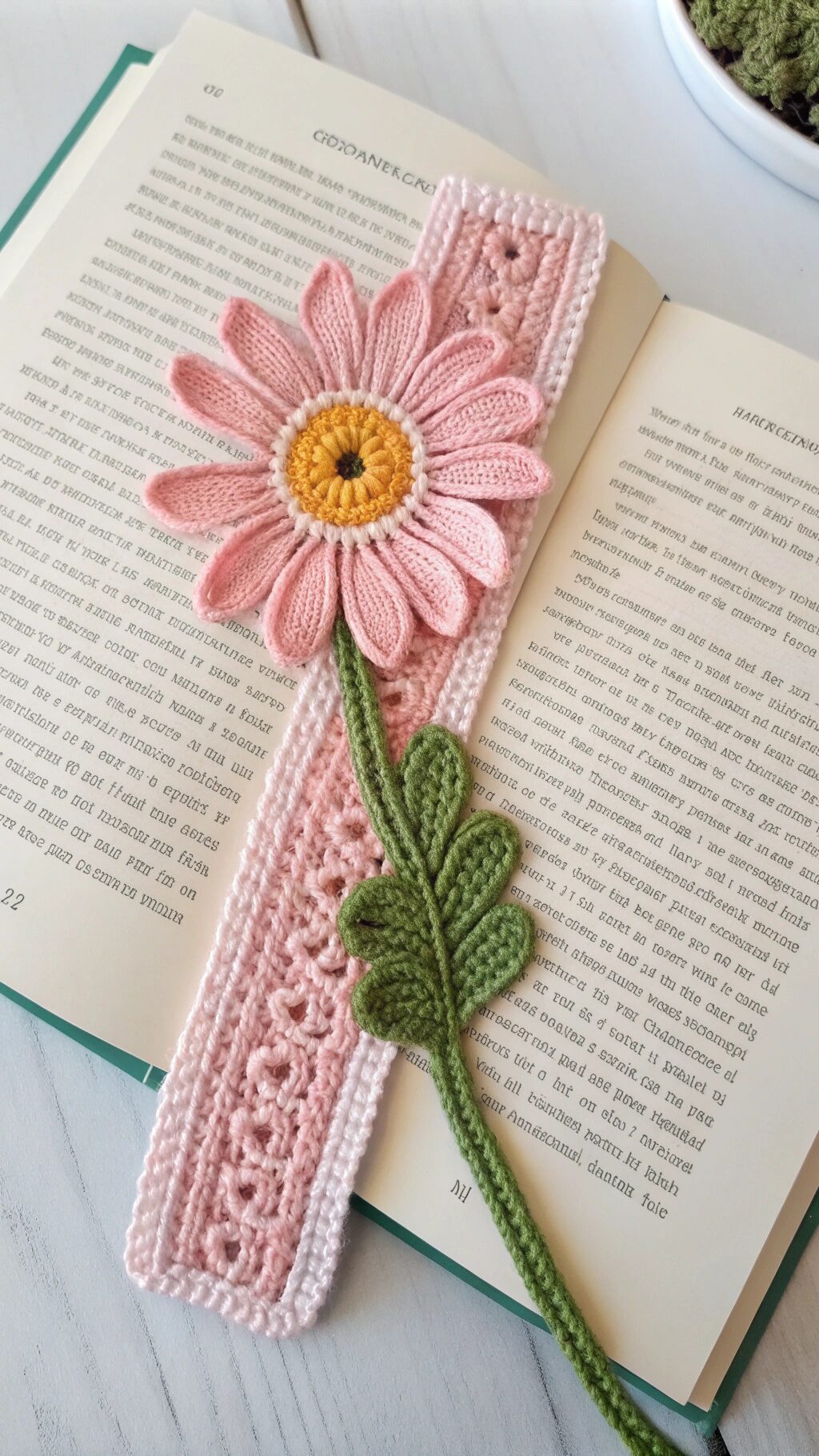 Festive Gerbera Bookmark