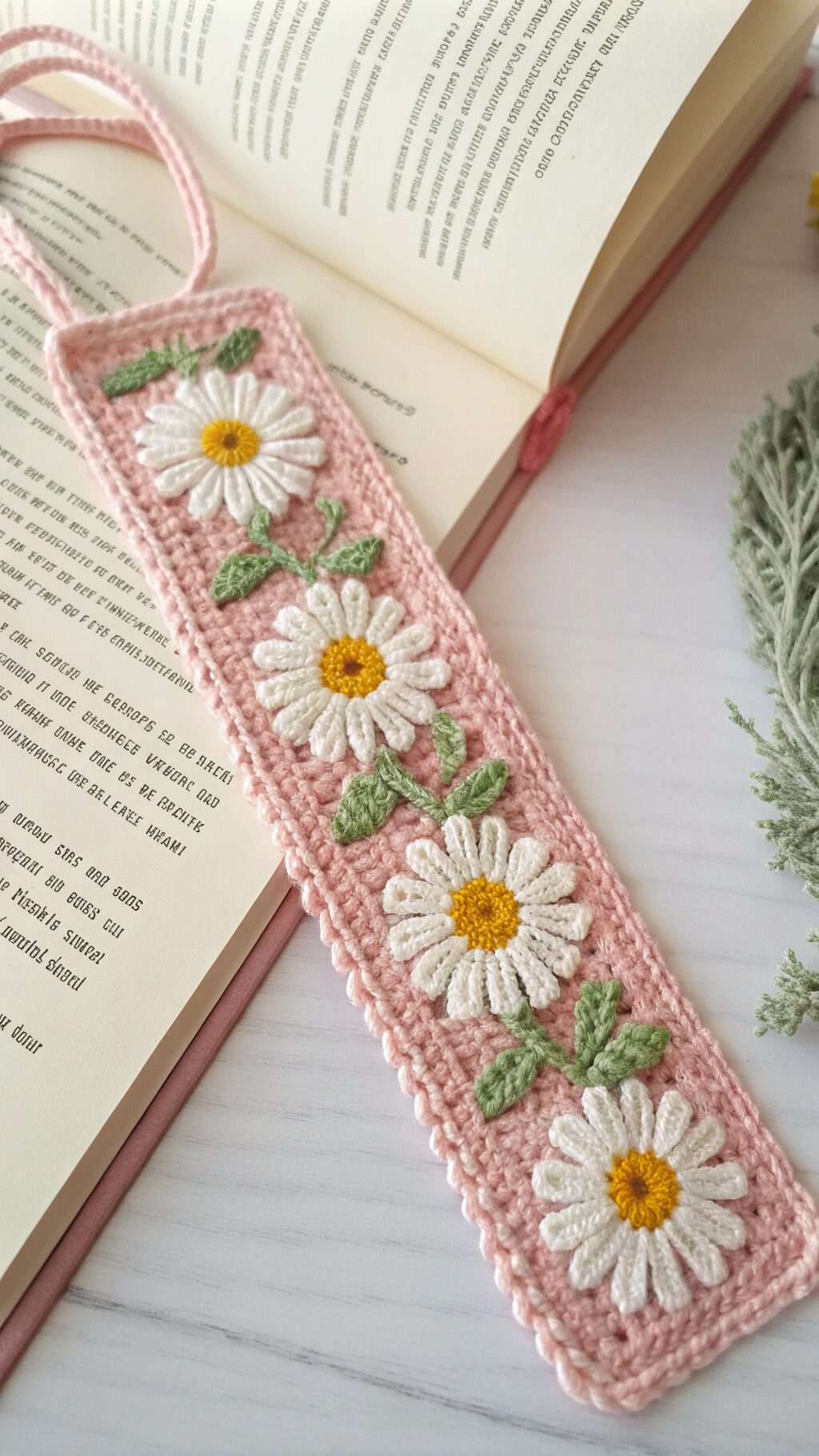 Classic Daisy Bookmark