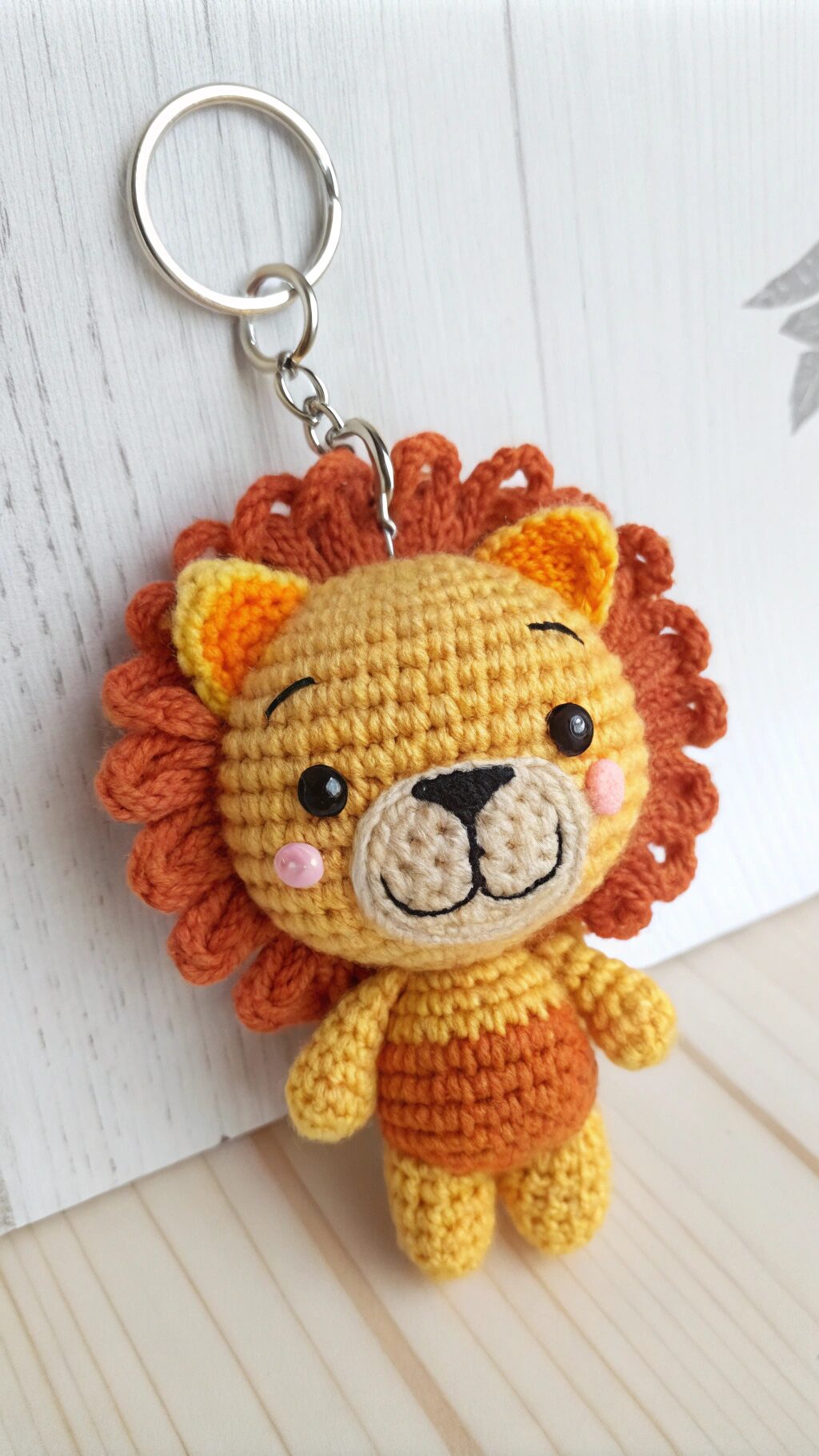 Lion Keychain Crochet