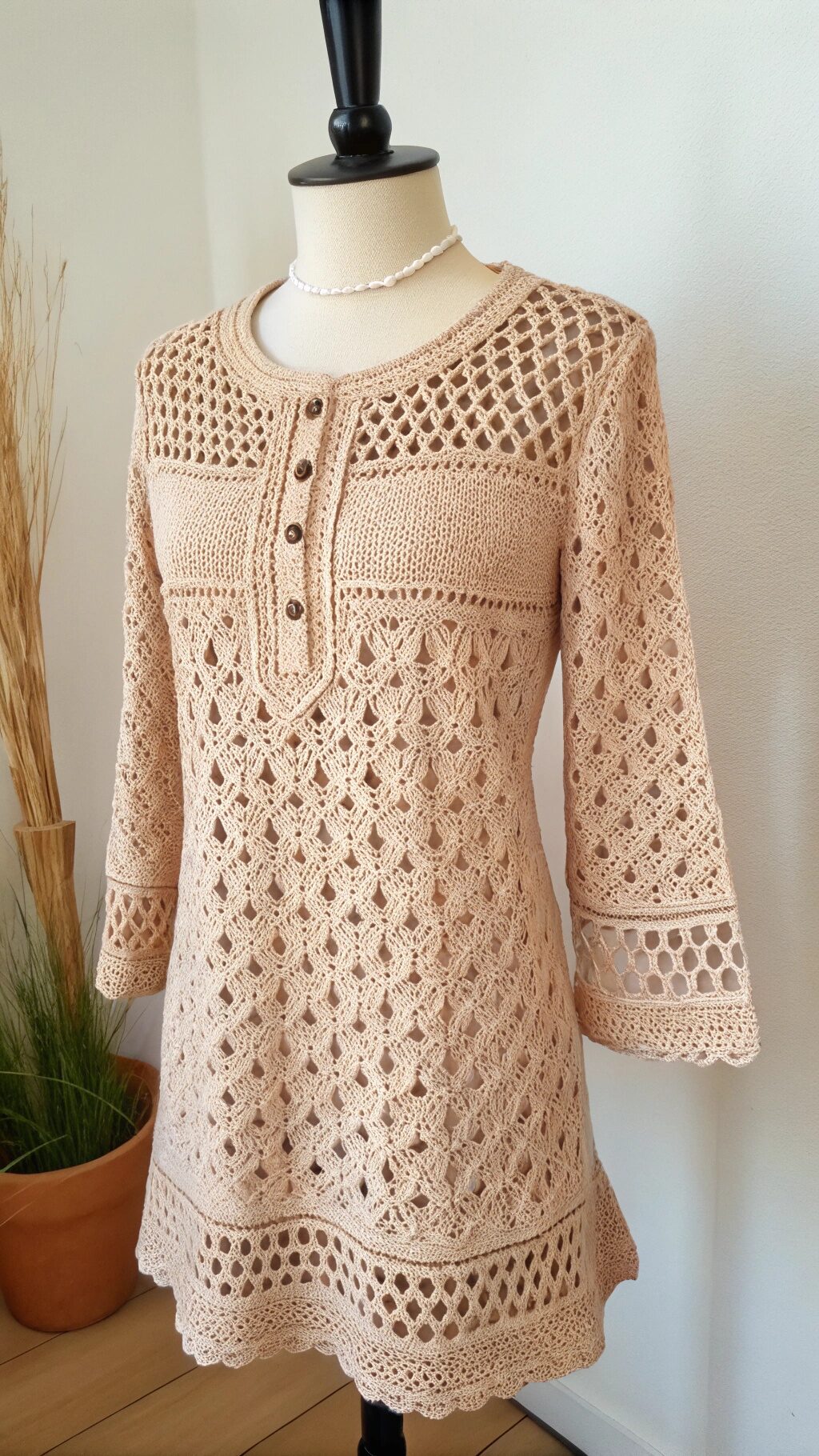 Statement Piece Crochet Tunic