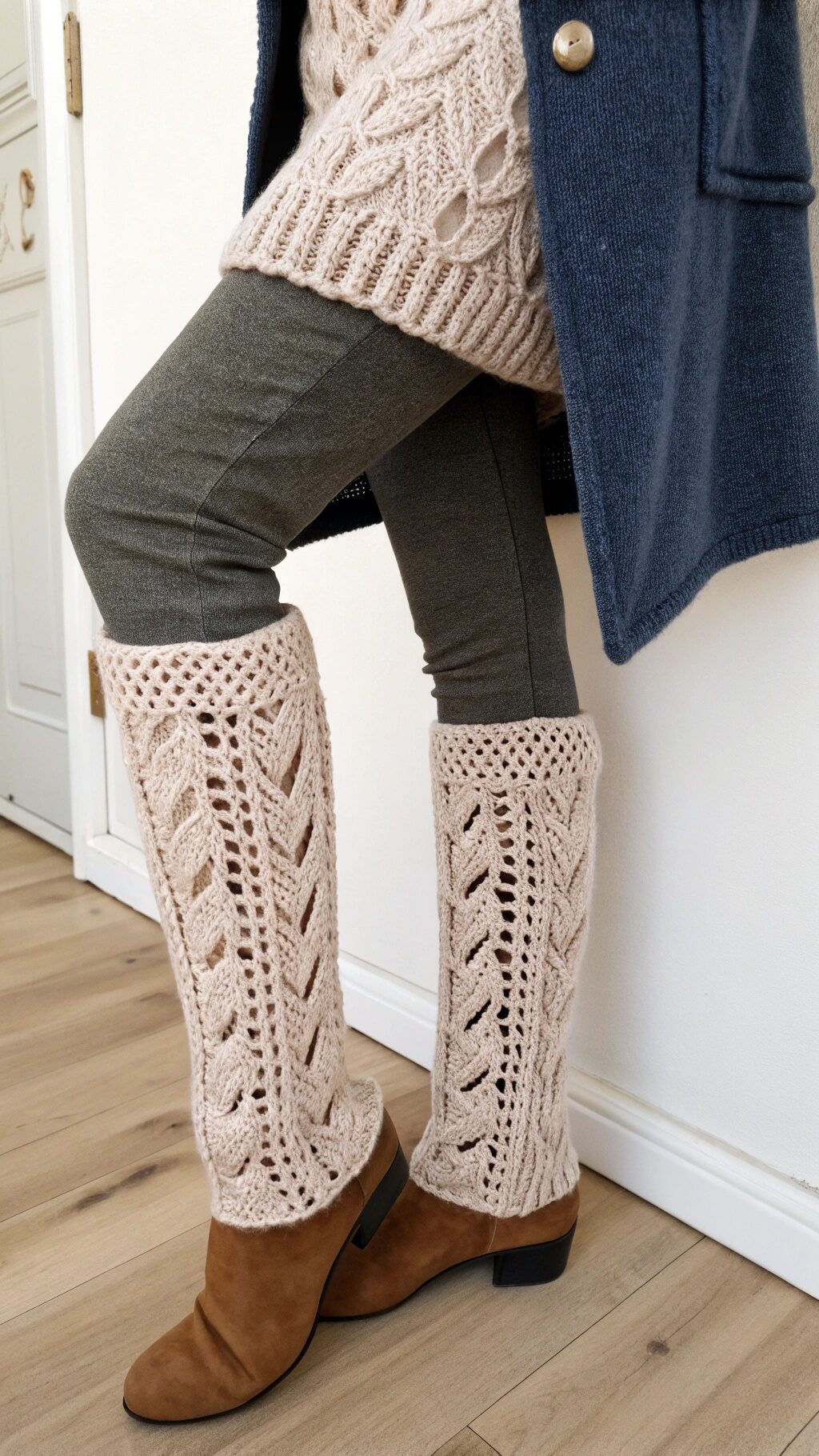 Maternity-Friendly Leg Warmers
