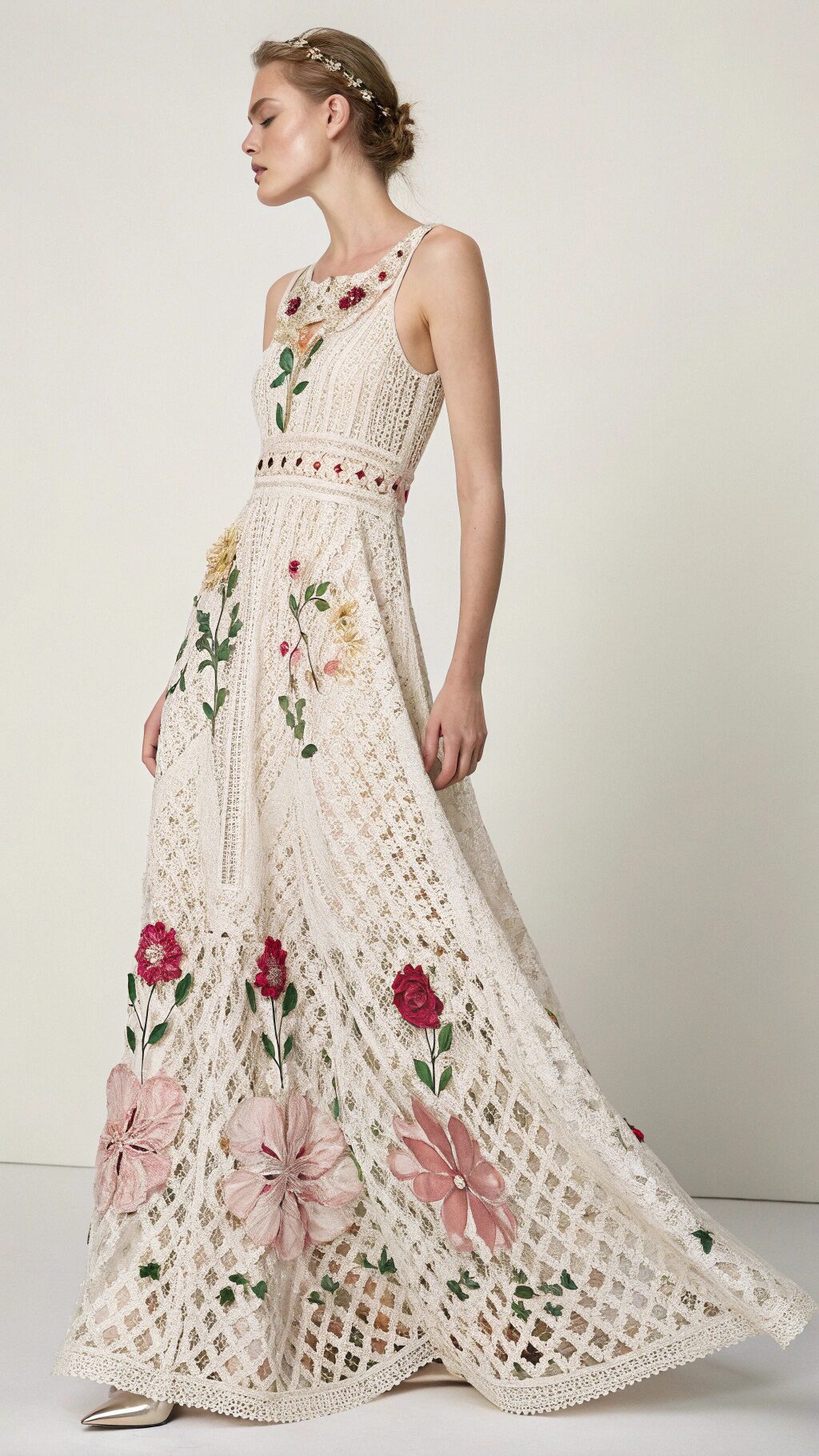 Floral Embellished Maxi