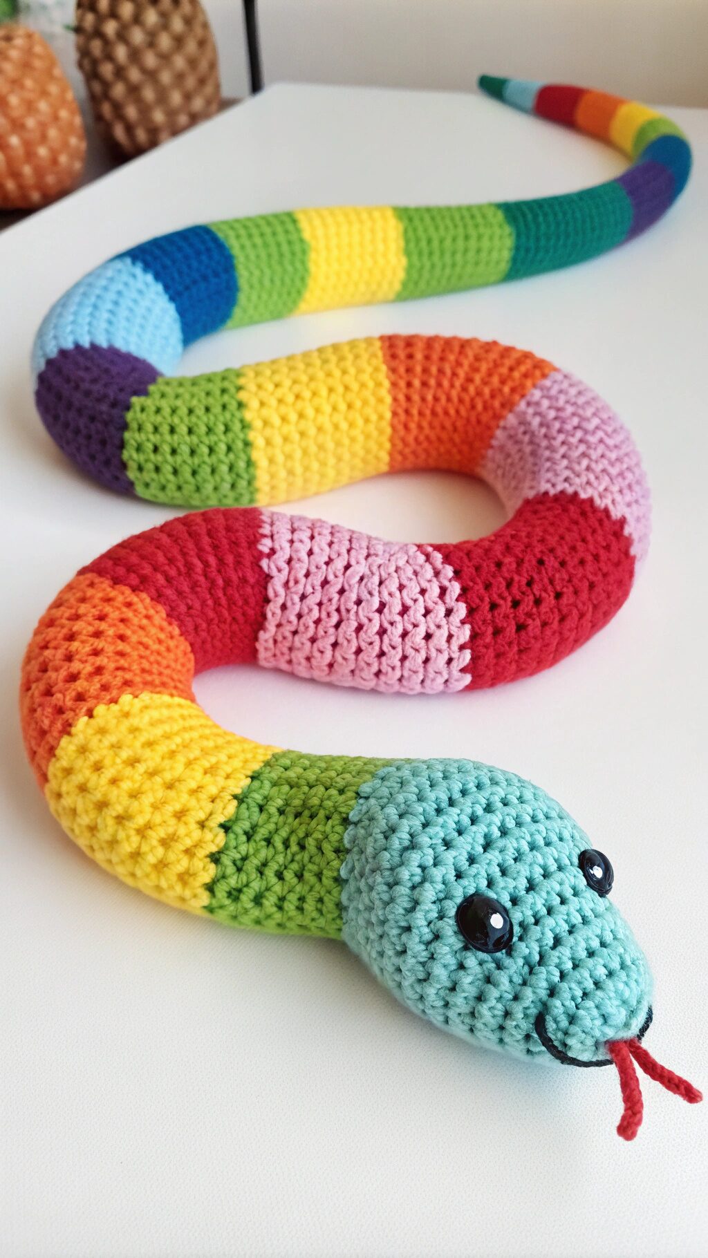 Rainbow Snake Toy