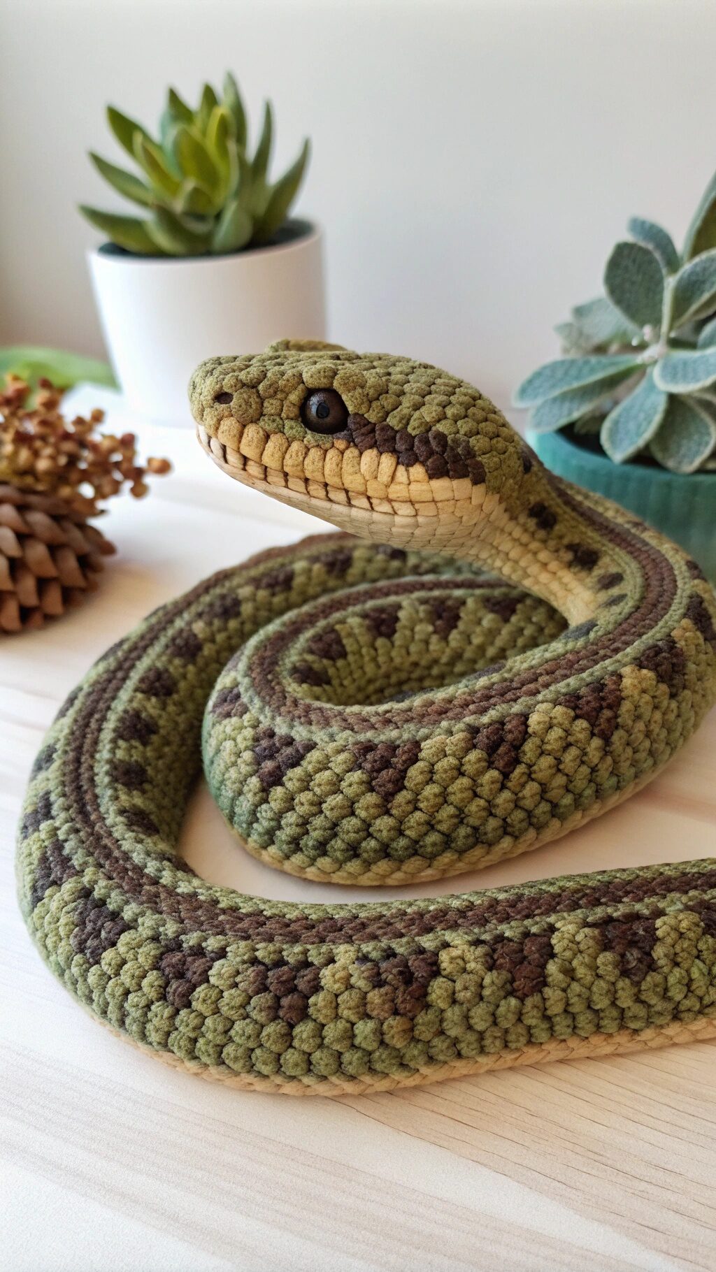 Giant Crochet Anaconda