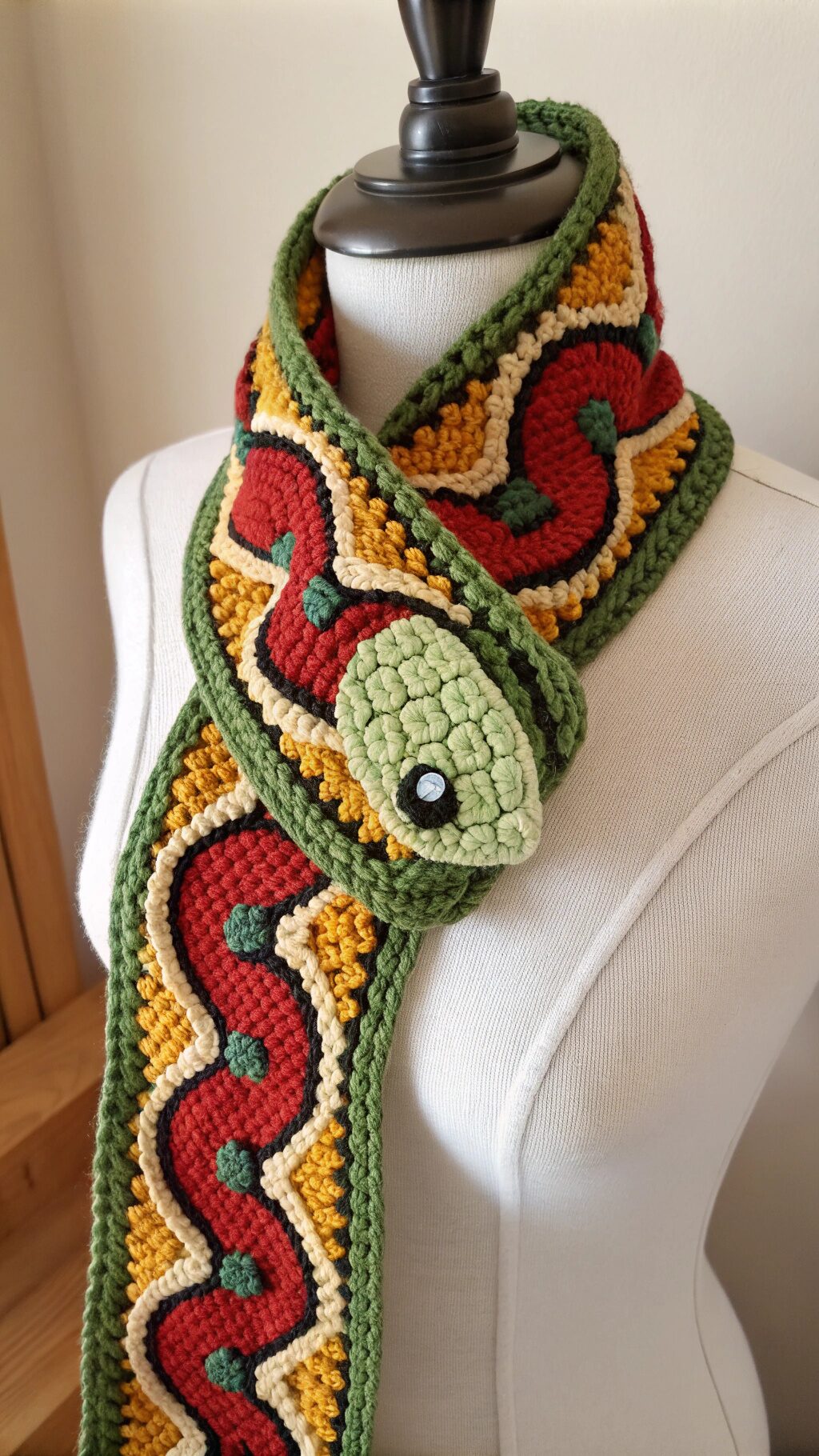 Cuddly Snake Scarf