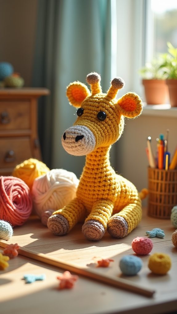 infant giraffe toy rattle