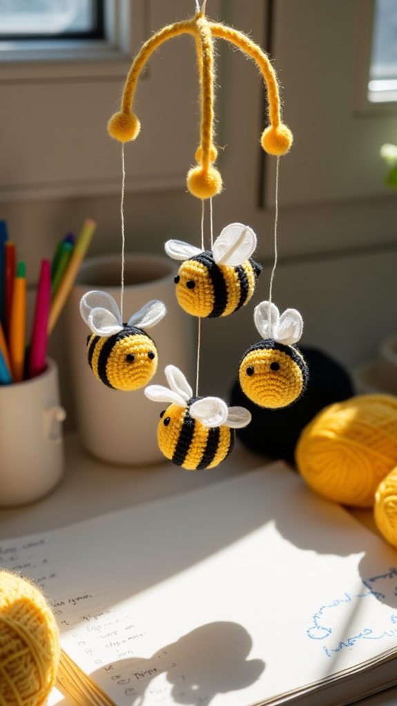 innovative bee themed mobile designs