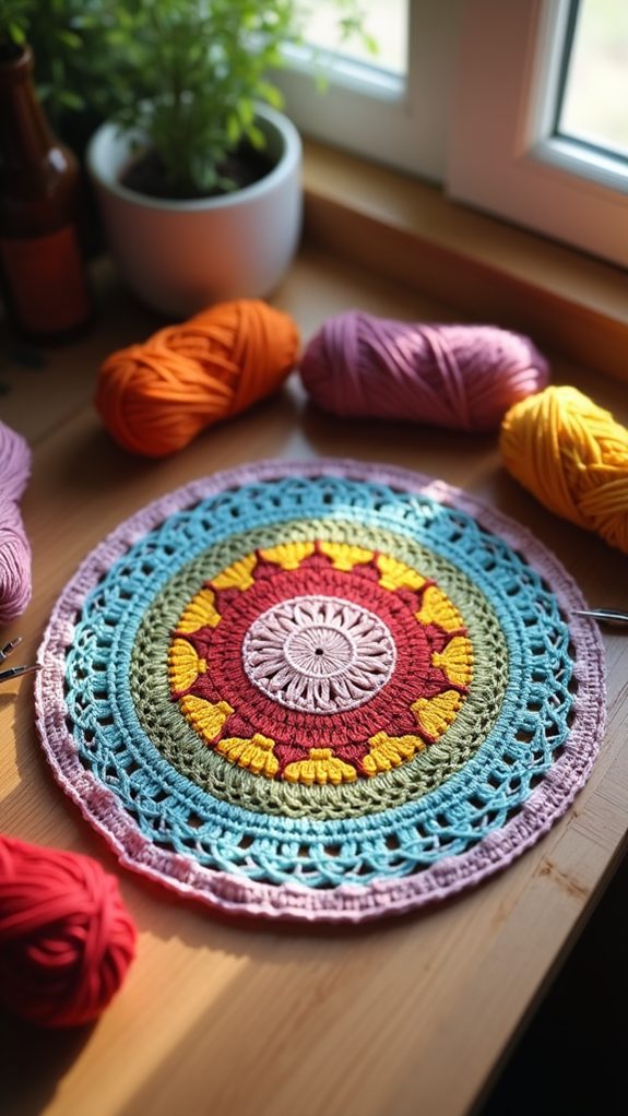 intricate circular pattern art