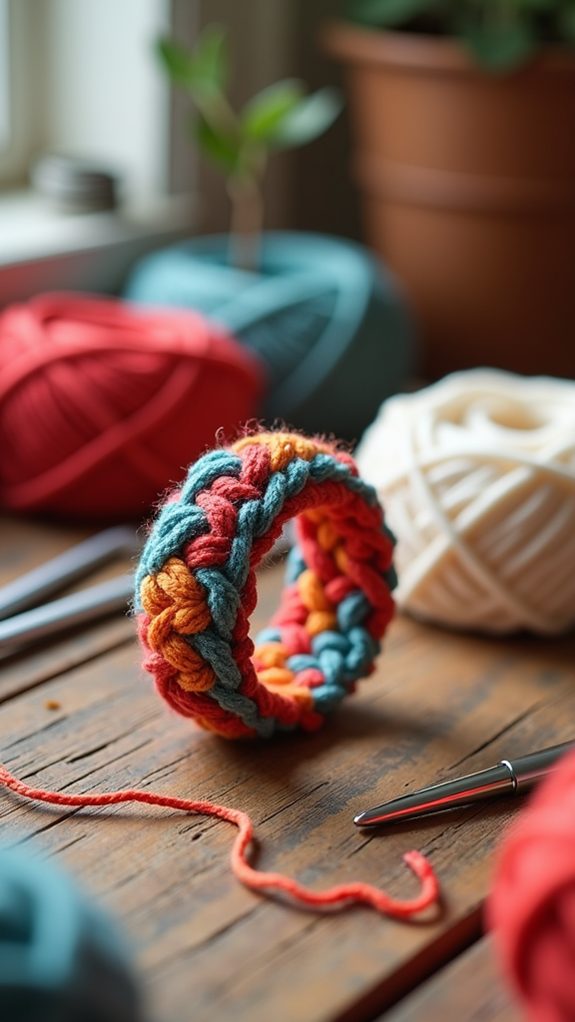 intricate crochet ring design