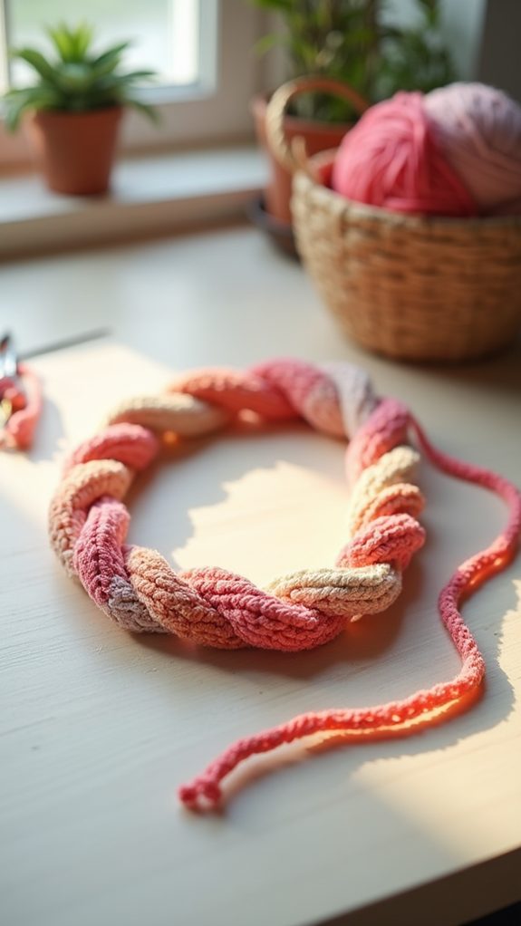 intricate yarn art pattern